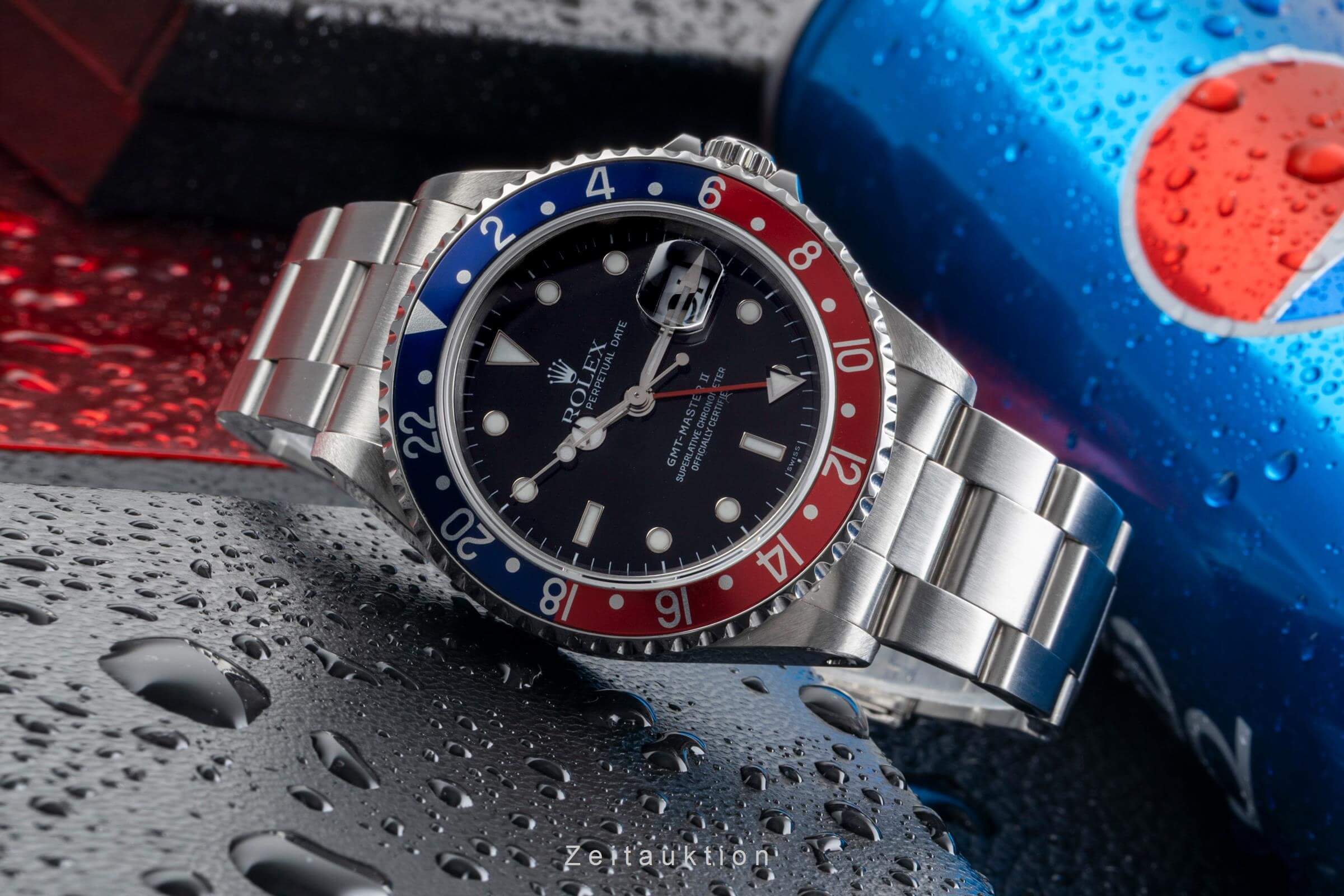 Rolex GMT-Master II acciaio automatismo Kal. 3185 Ref. 16710  | Zeitauktion