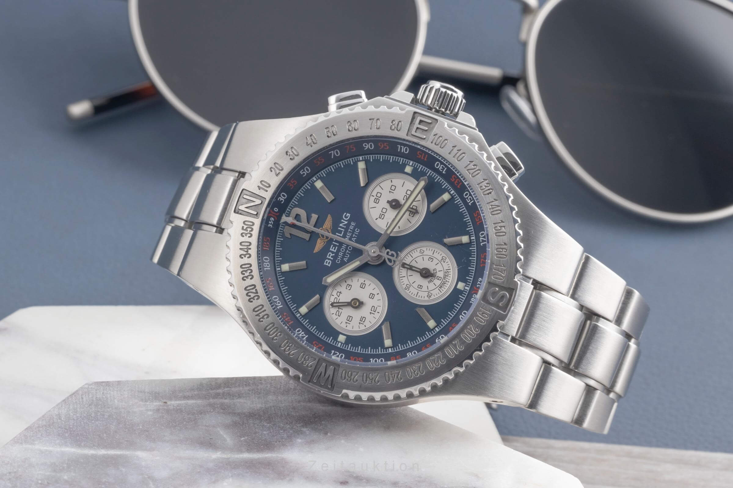 Breitling Hercules cronografo acciaio automatismo Kal. B39 Ref. A39363  | Zeitauktion