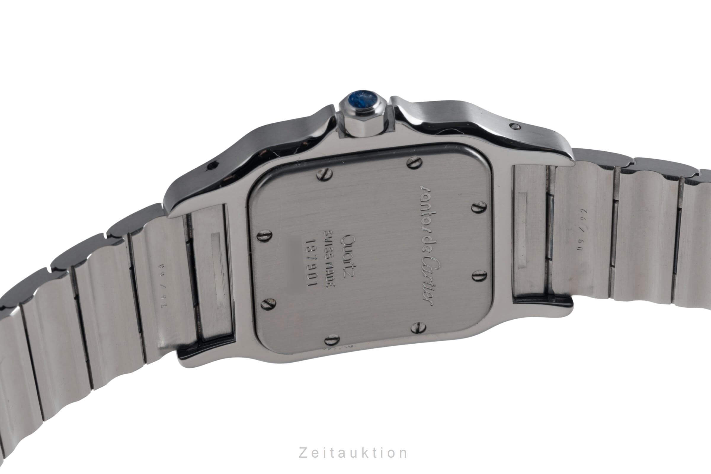Cartier Santos acero / oro cuarzo Kal. 687 Ref. W20011C4  | Zeitauktion