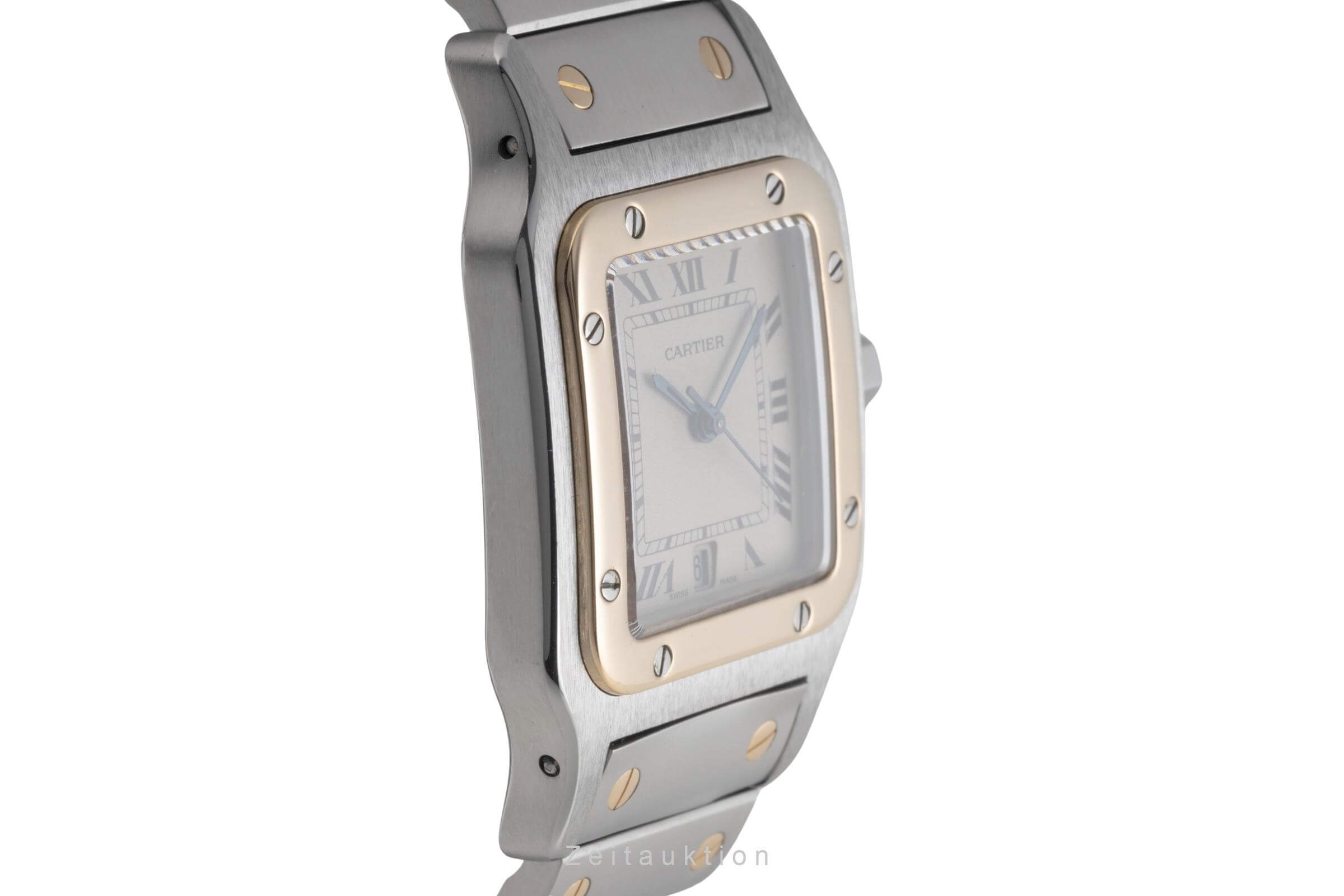 Cartier Santos acero / oro cuarzo Kal. 687 Ref. W20011C4  | Zeitauktion
