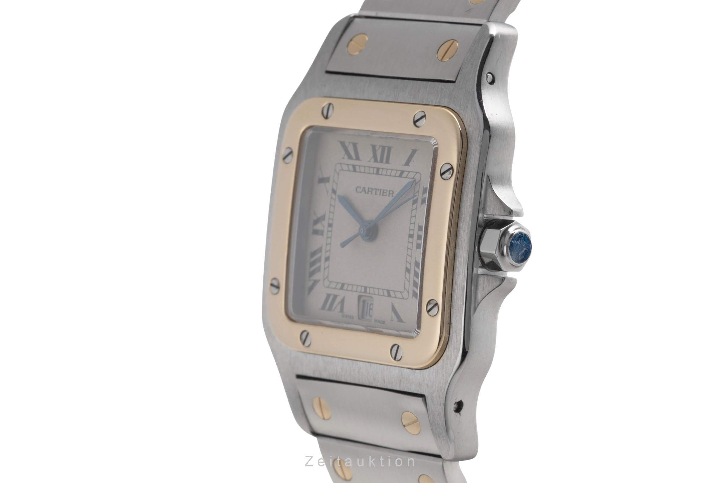 Cartier Santos acero / oro cuarzo Kal. 687 Ref. W20011C4  | Zeitauktion