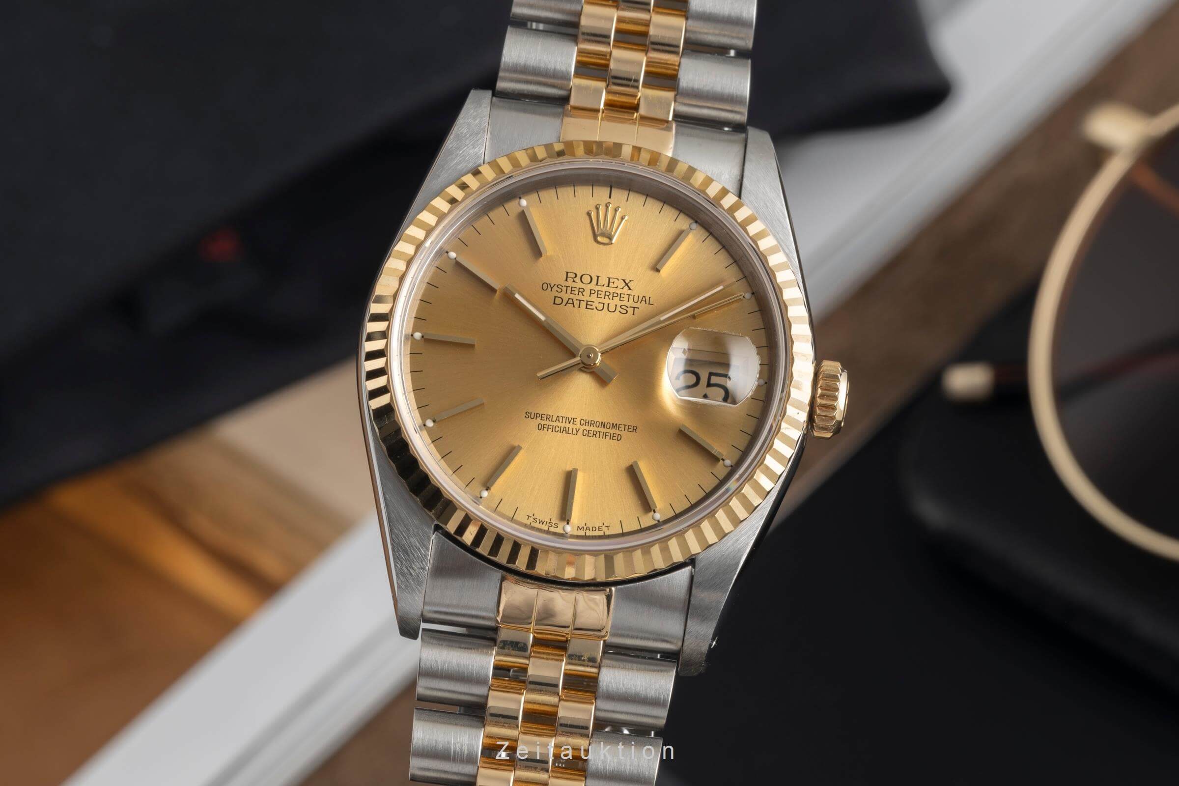 Rolex Datejust Stahl / Gold Automatik Kal. 3135 Ref. 16233  | Zeitauktion