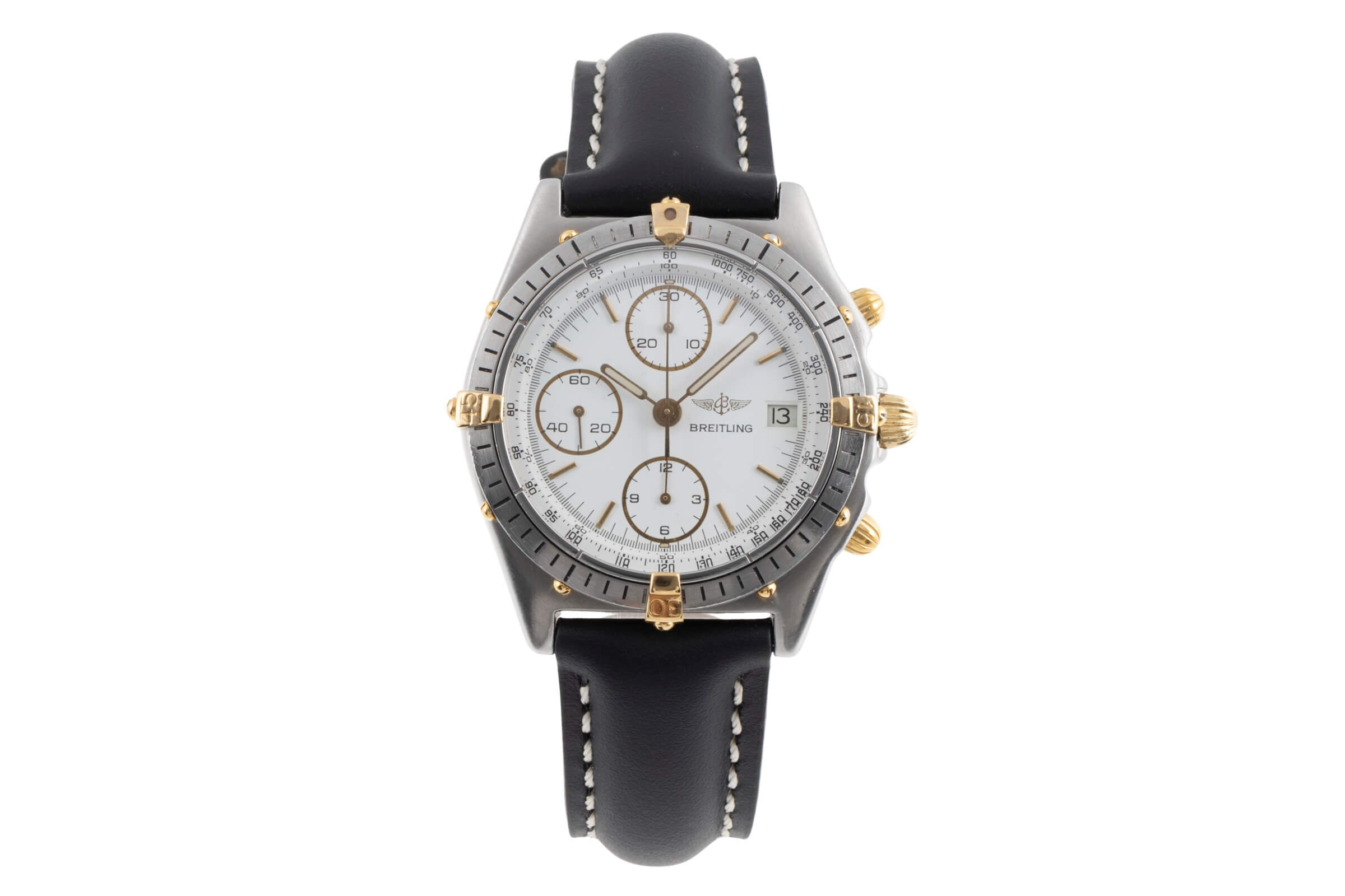Breitling Chronomat chronograph gilt / steel automatic Ref. 81.950  | Zeitauktion