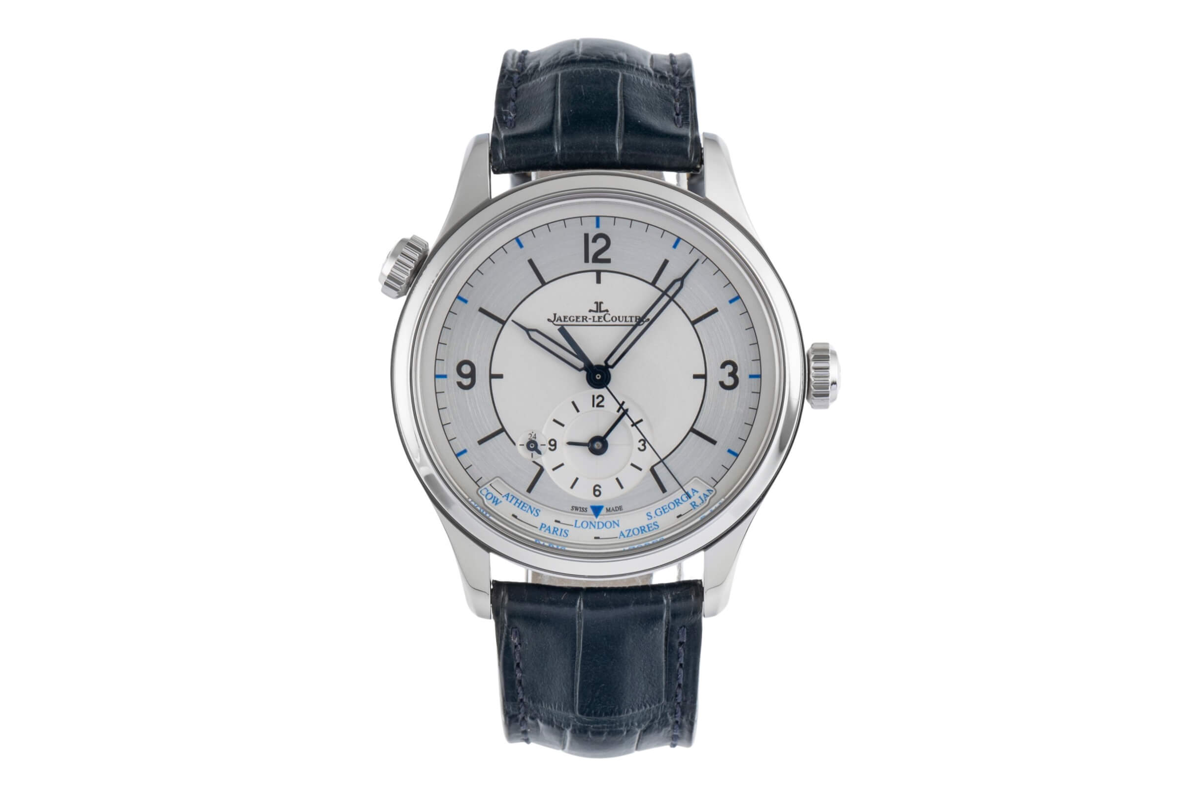 Jaeger LeCoultre Master Geographic Stahl Automatik Kal. 939/1 Ref. Q1428530 ,176.8.92.S  | Zeitauktion