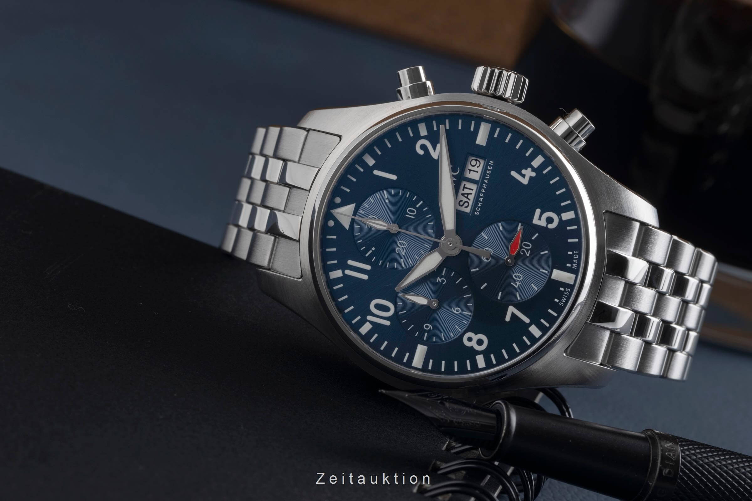 IWC Fliegerchronograph Chronograph Stahl Automatik Kal. C.69385 Ref. IW388102  | Zeitauktion
