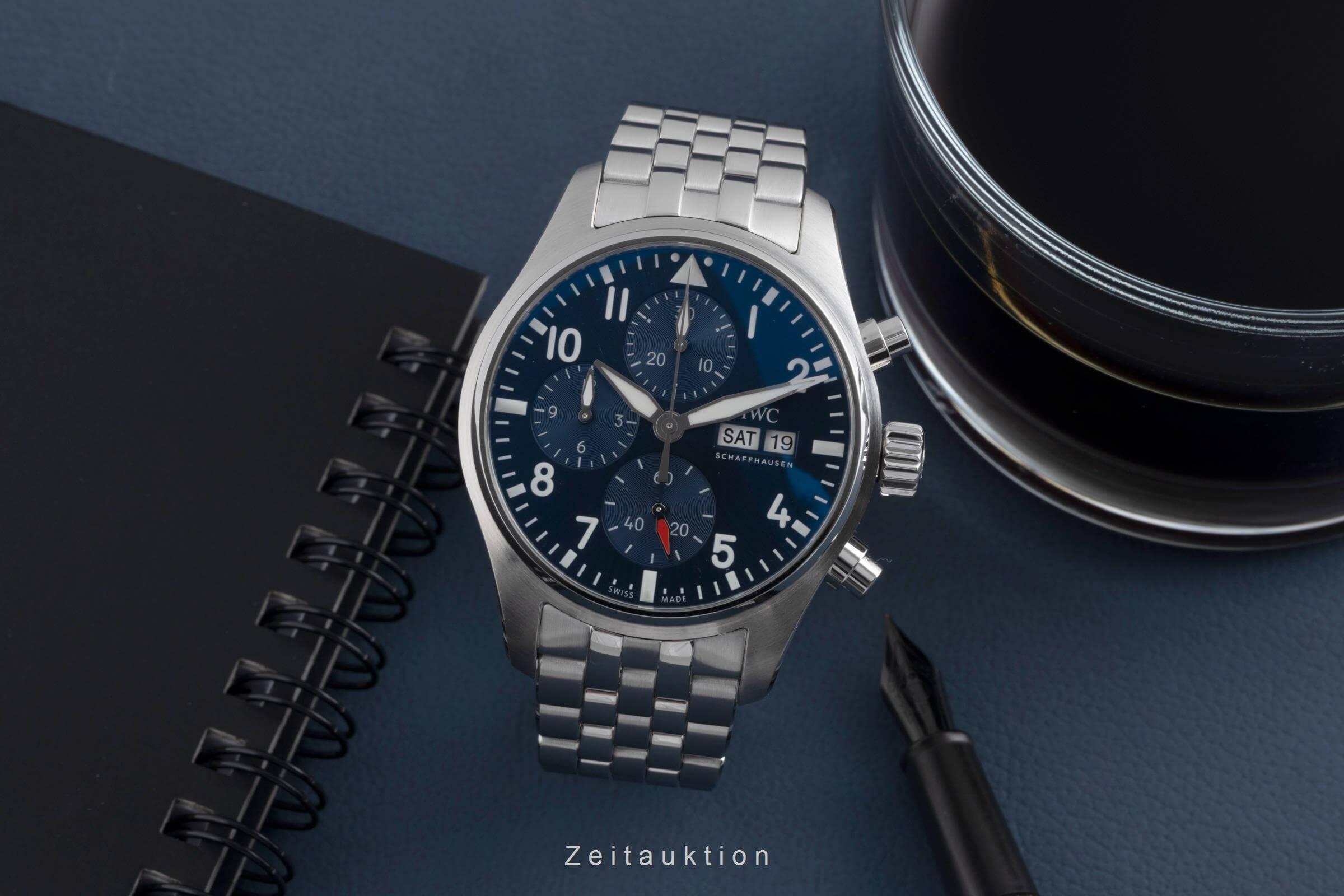IWC Fliegerchronograph Chronograph Stahl Automatik Kal. C.69385 Ref. IW388102  | Zeitauktion