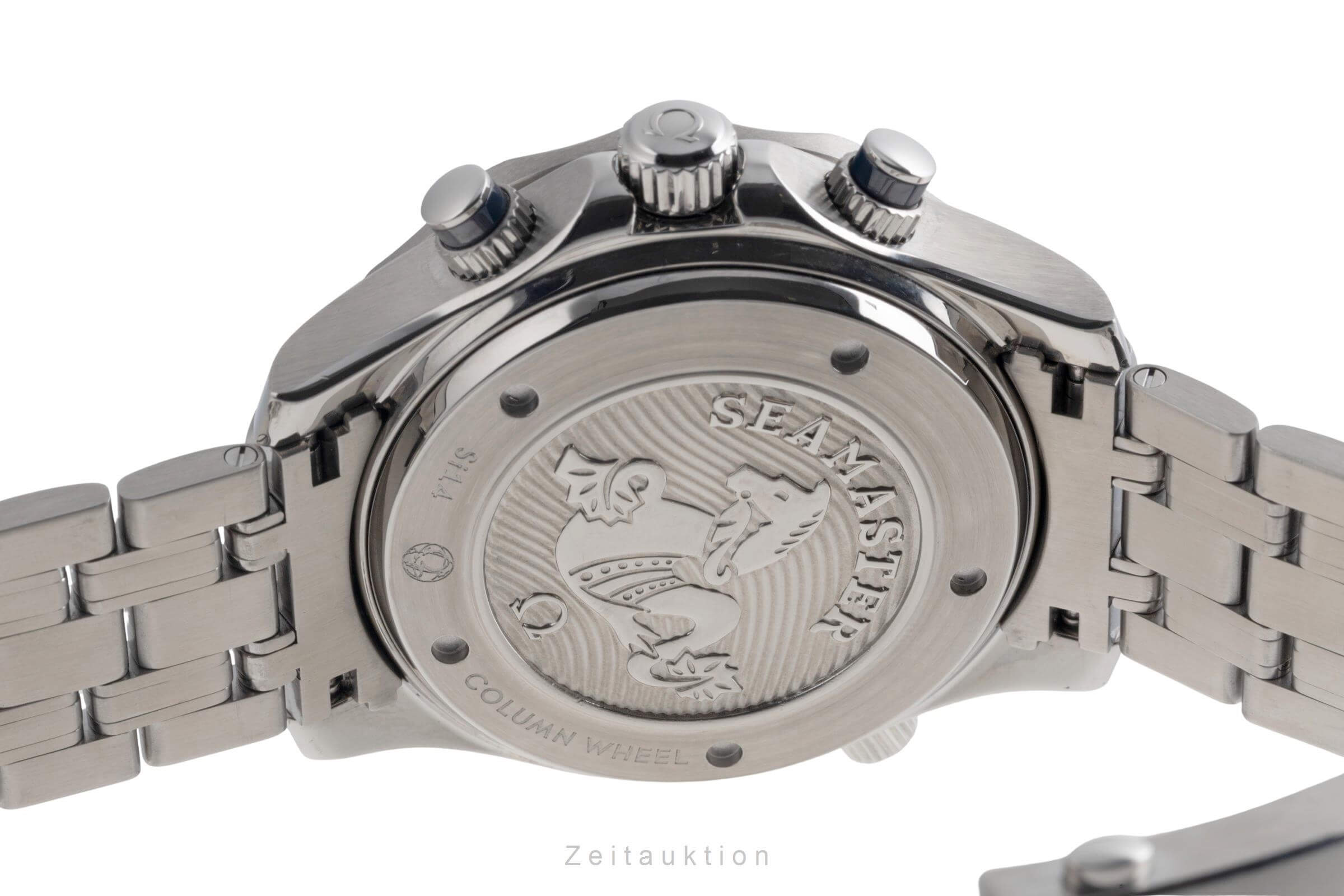 Omega Seamaster chronograph steel automatic Kal. 3330 Ref. 212.30.44.50.03.001  | Zeitauktion