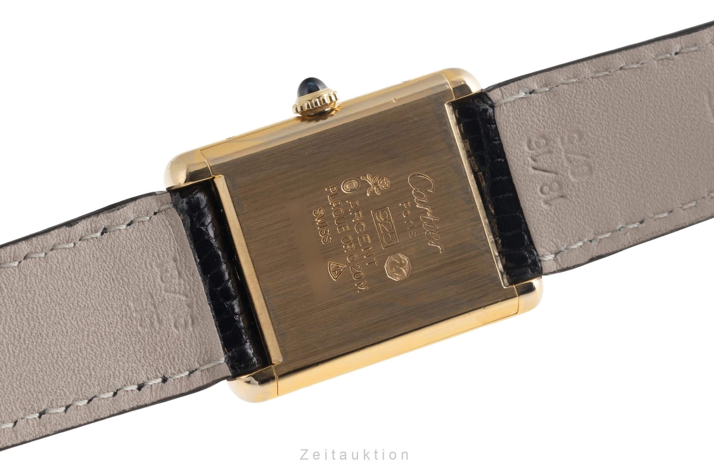 Cartier Vermeil Silber vergoldet Handaufzug Kal. 78-1  | Zeitauktion