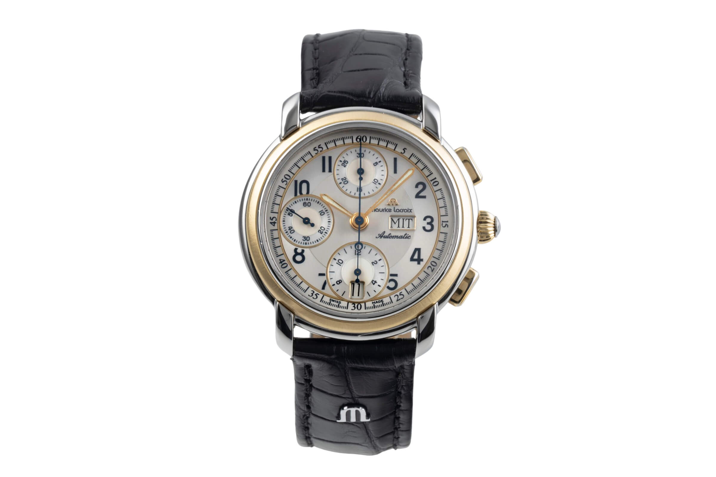 Maurice Lacroix Croneo cronógrafo acero / oro automático Kal. ML67 Ref. 67668	  | Zeitauktion