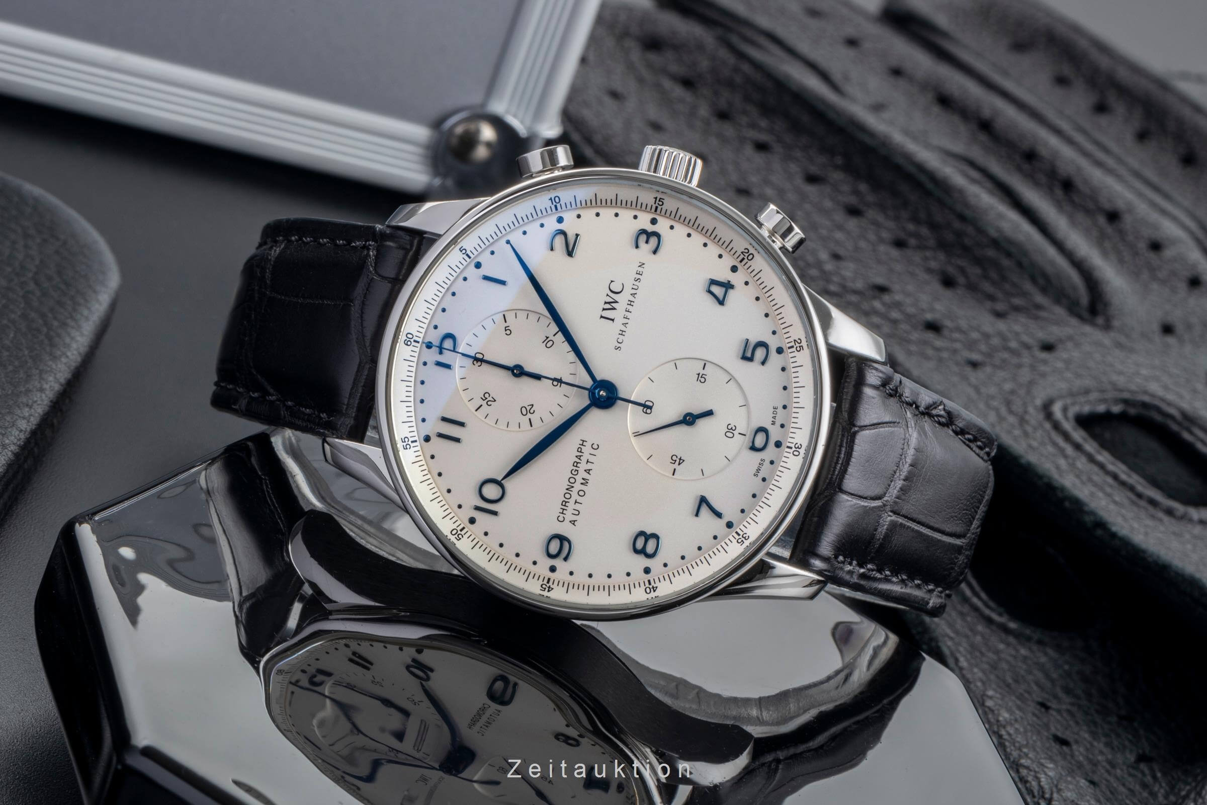IWC Portugieser Chronograph Stahl Automatik Kal. C.79350 Ref. IW371417  | Zeitauktion