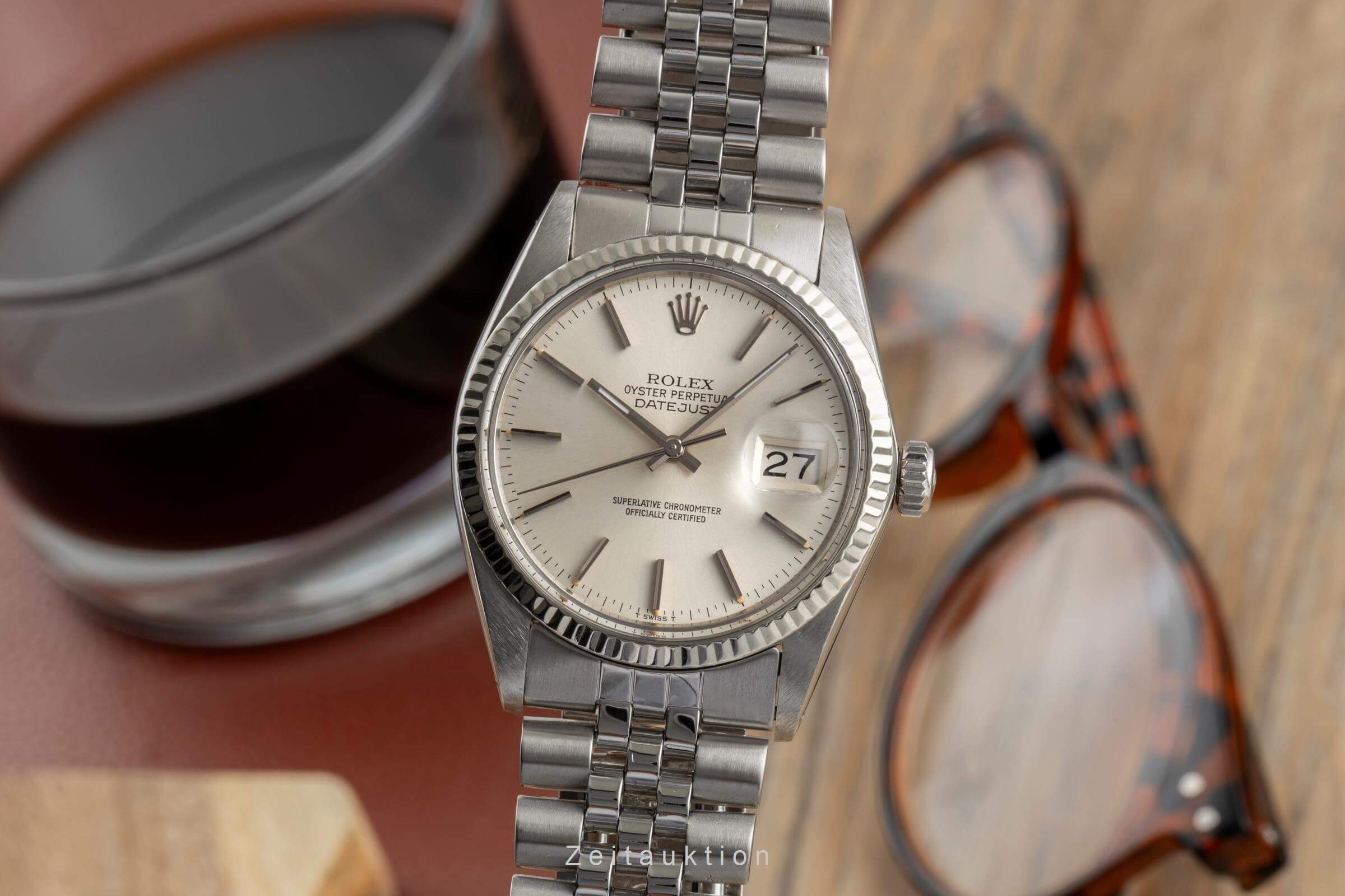 Rolex Datejust Stahl / Weissgold Automatik Kal. 3035 Ref. 16014  | Zeitauktion