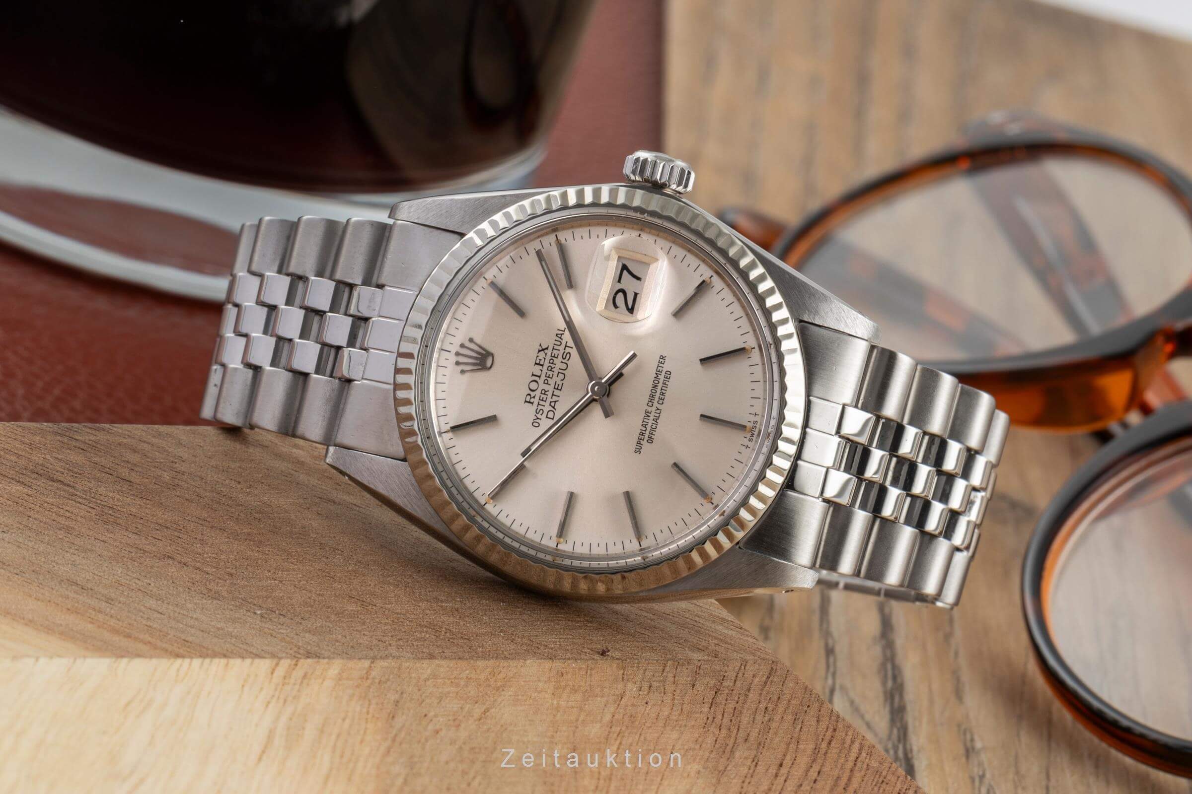 Rolex Datejust Stahl / Weissgold Automatik Kal. 3035 Ref. 16014  | Zeitauktion