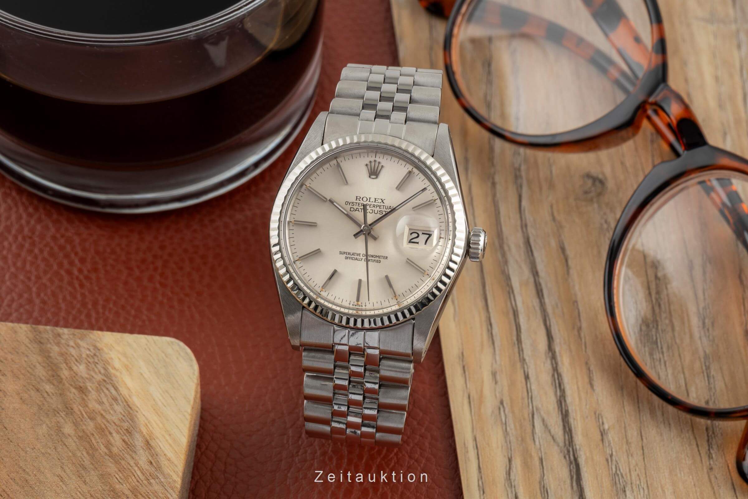 Rolex Datejust Stahl / Weissgold Automatik Kal. 3035 Ref. 16014  | Zeitauktion