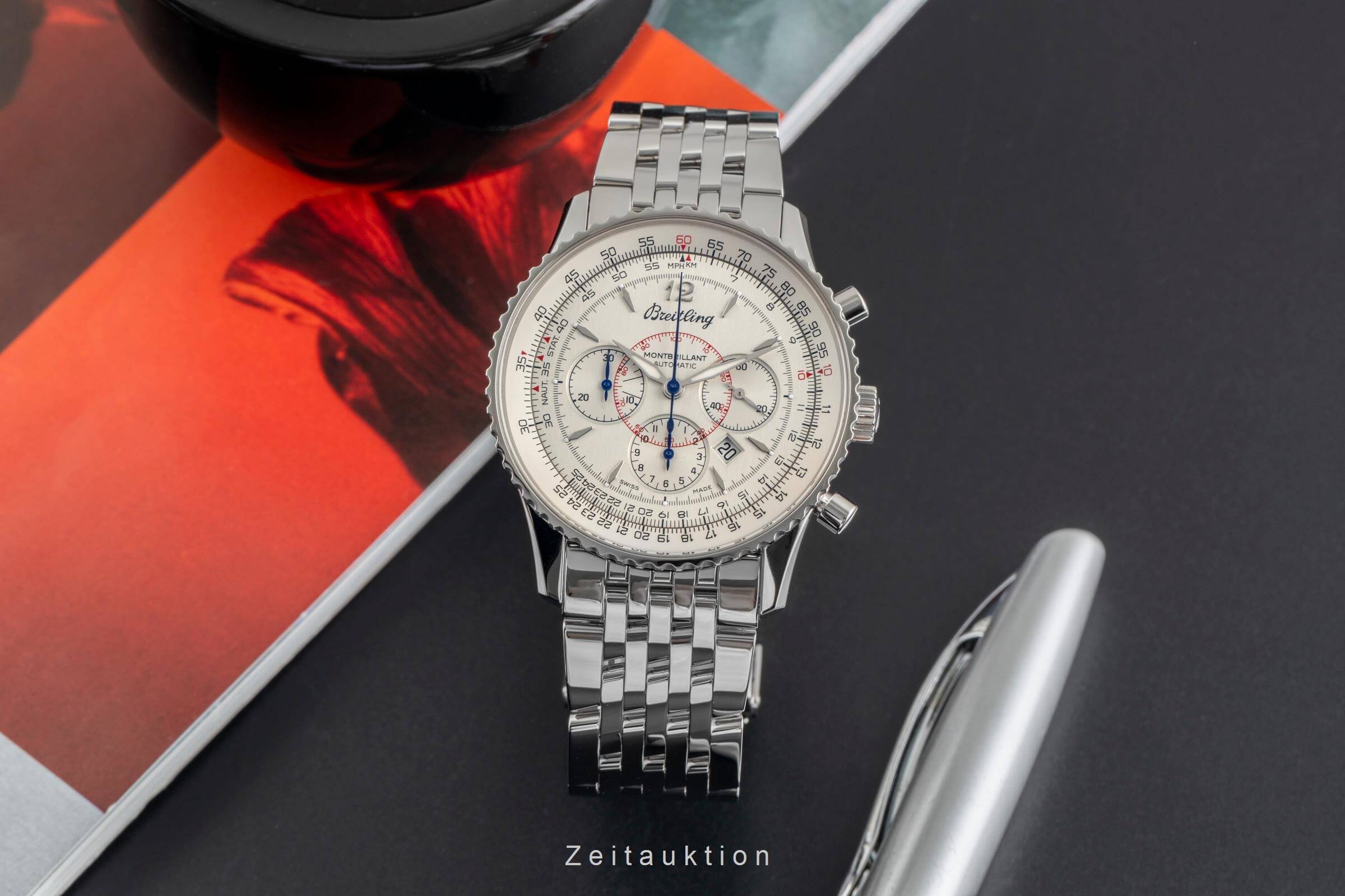Breitling Montbrillant cronografo acciaio automatismo Kal. B41 Ref. A4137012/G789  | Zeitauktion