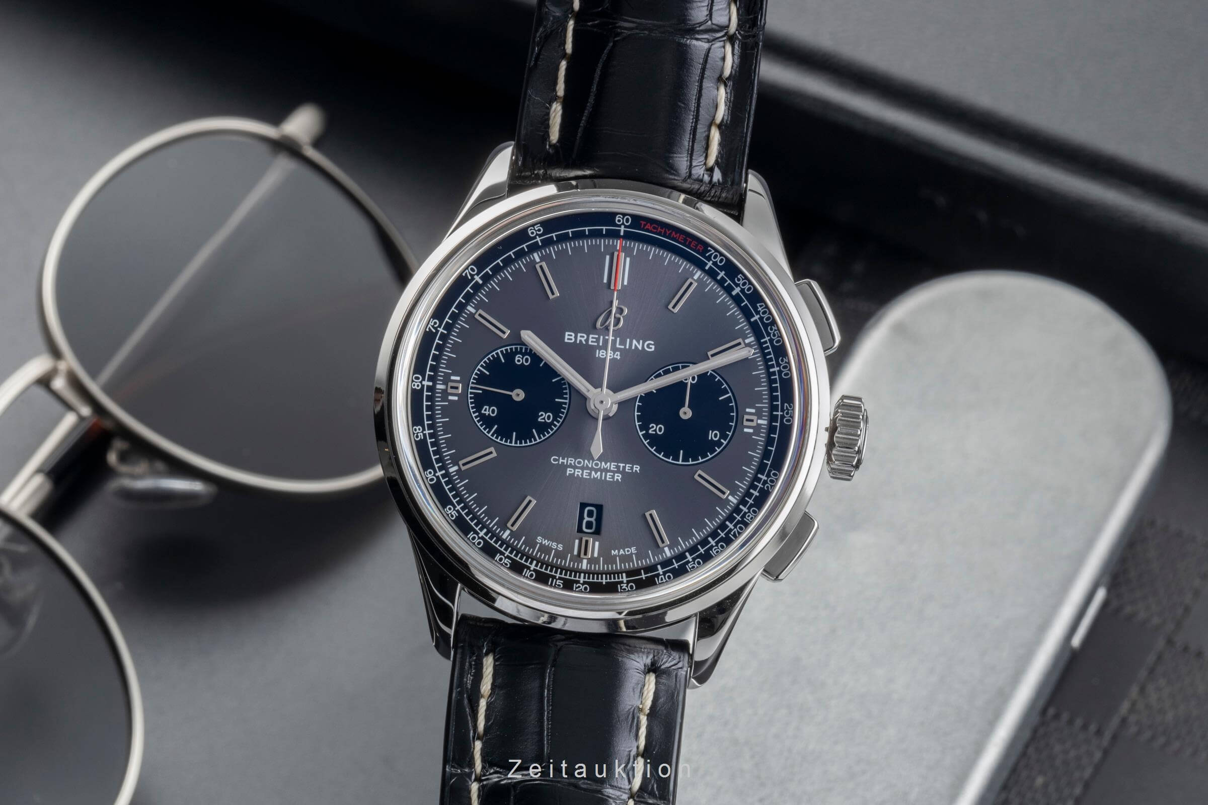Breitling Premier cronografo acciaio automatismo Kal. B01 Ref. AB0118  | Zeitauktion