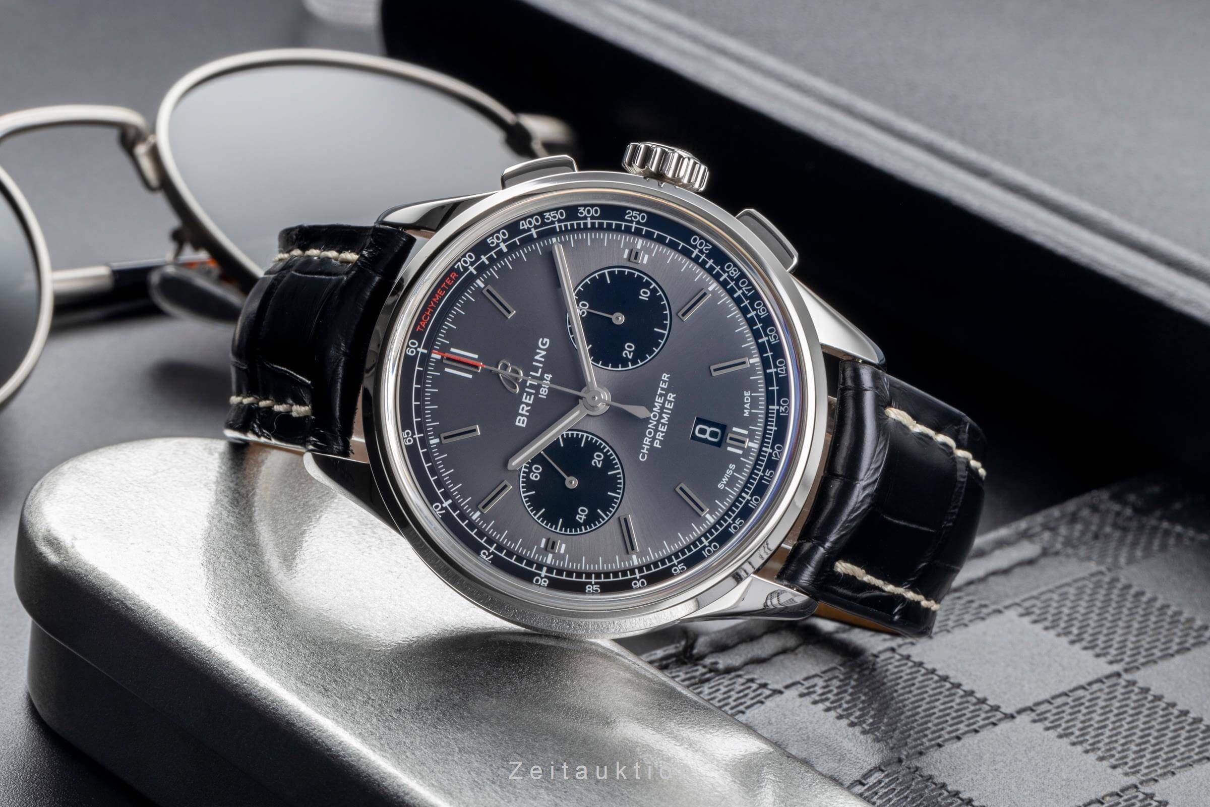 Breitling Premier cronografo acciaio automatismo Kal. B01 Ref. AB0118  | Zeitauktion