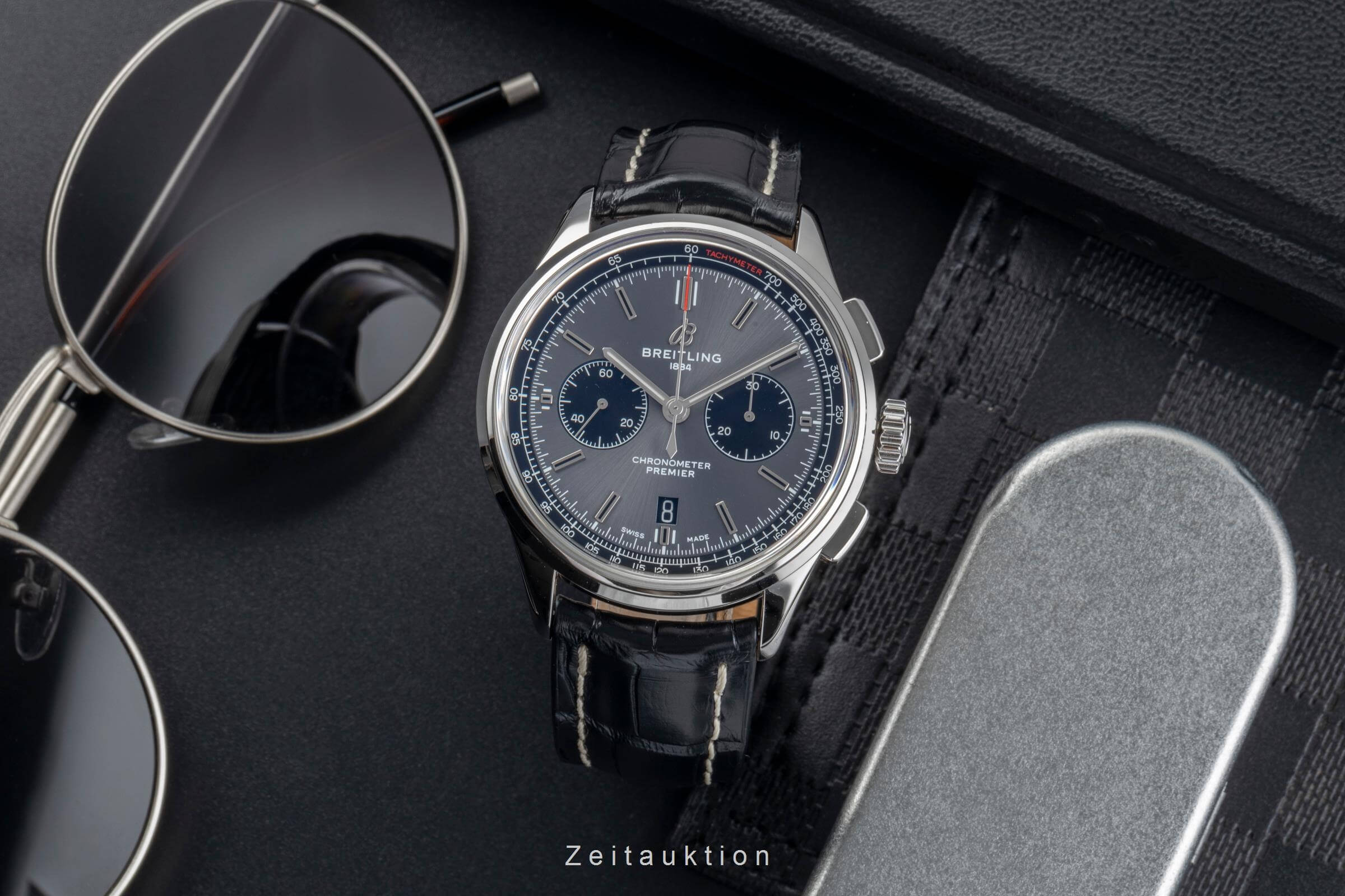 Breitling Premier cronografo acciaio automatismo Kal. B01 Ref. AB0118  | Zeitauktion
