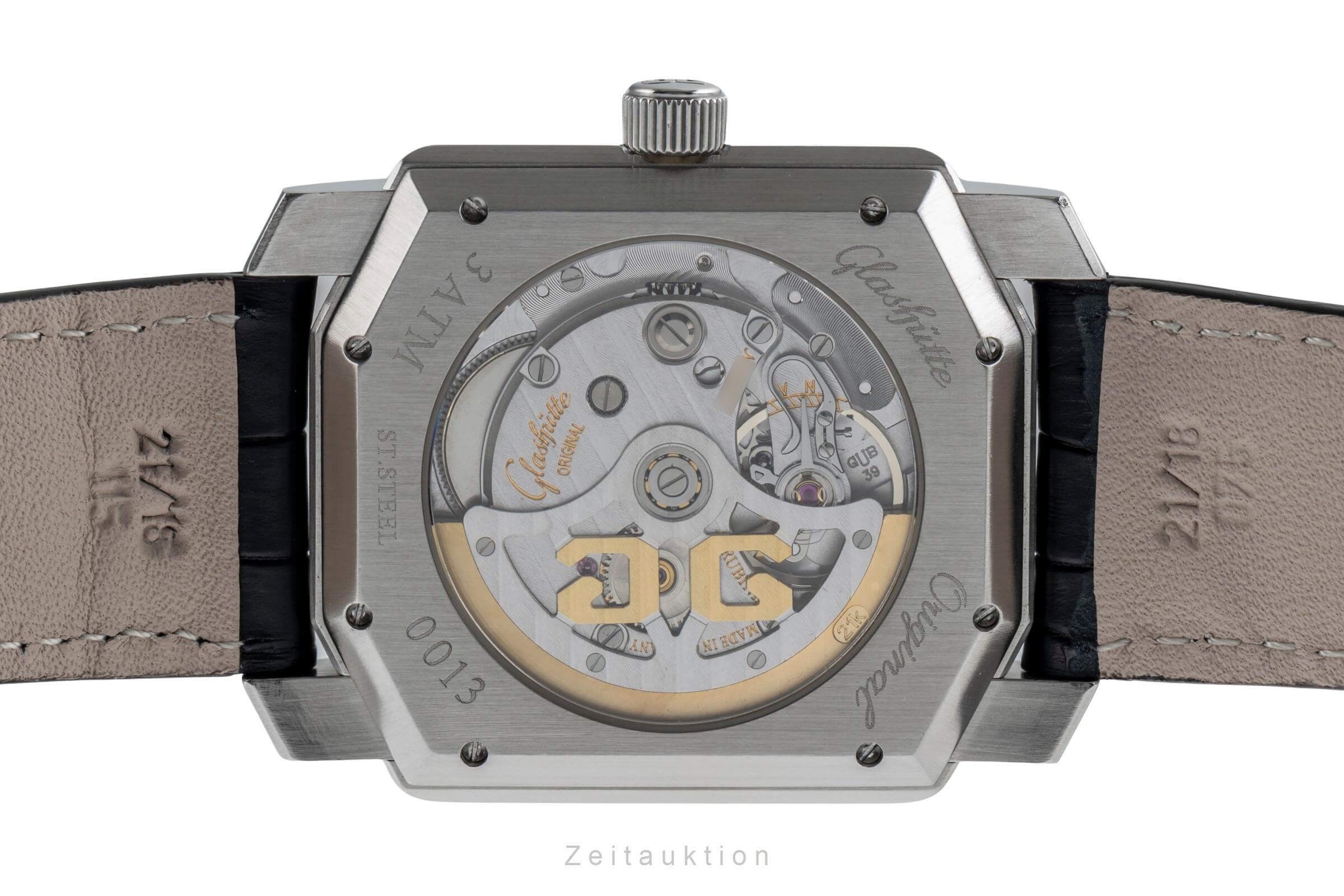 Glashütte Original * acero automático Kal. GUB 39 Ref. 39-51-02-02-04  | Zeitauktion