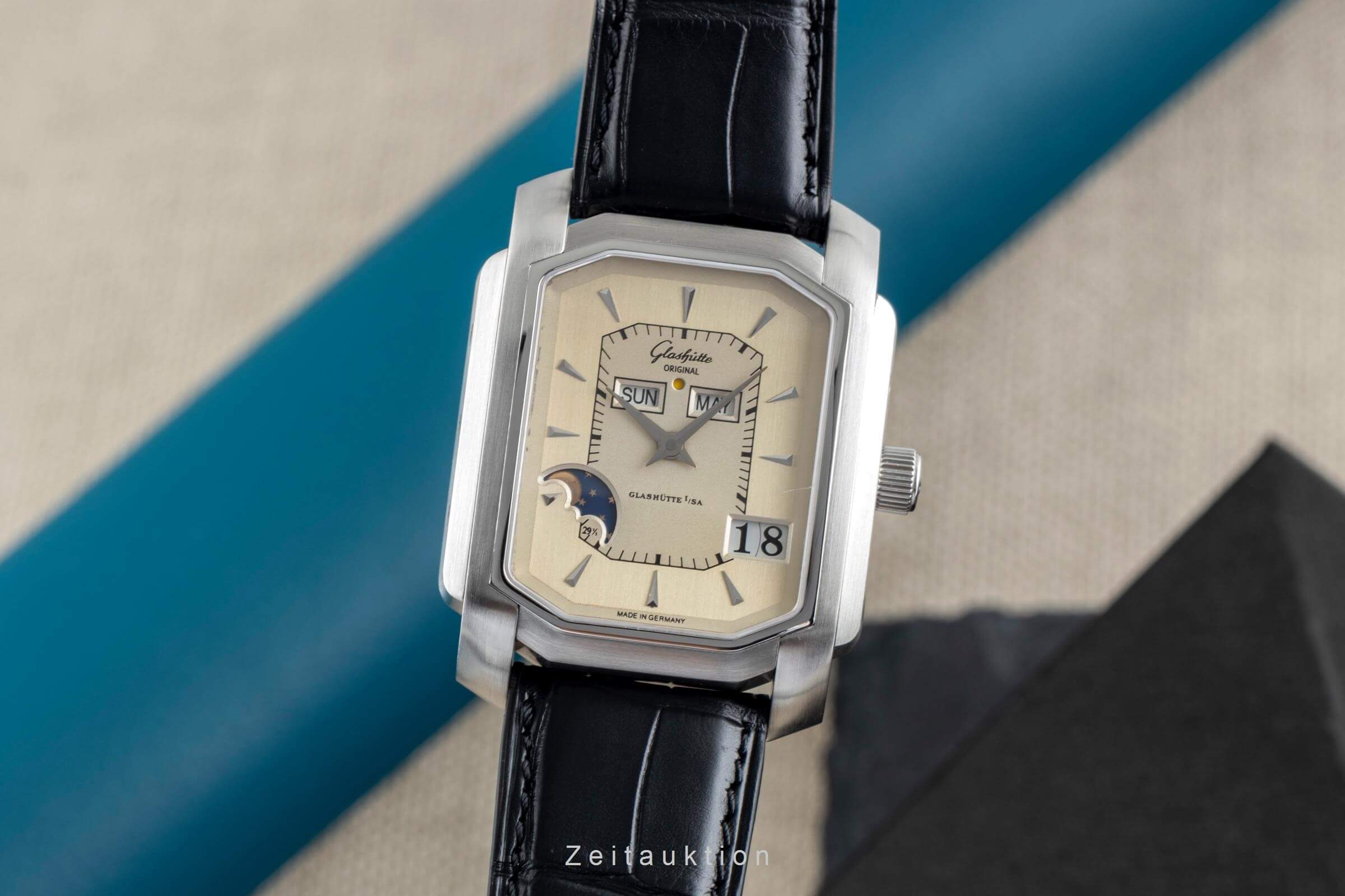 Glashütte Original * acero automático Kal. GUB 39 Ref. 39-51-02-02-04  | Zeitauktion