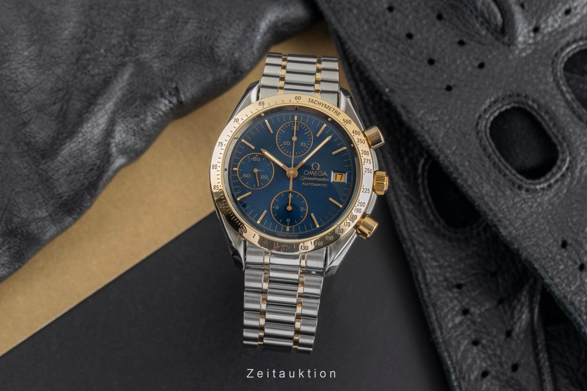 Omega Speedmaster Date cronografo acciaio / oro automatismo Kal. 1155 Ref. 3311.80  | Zeitauktion