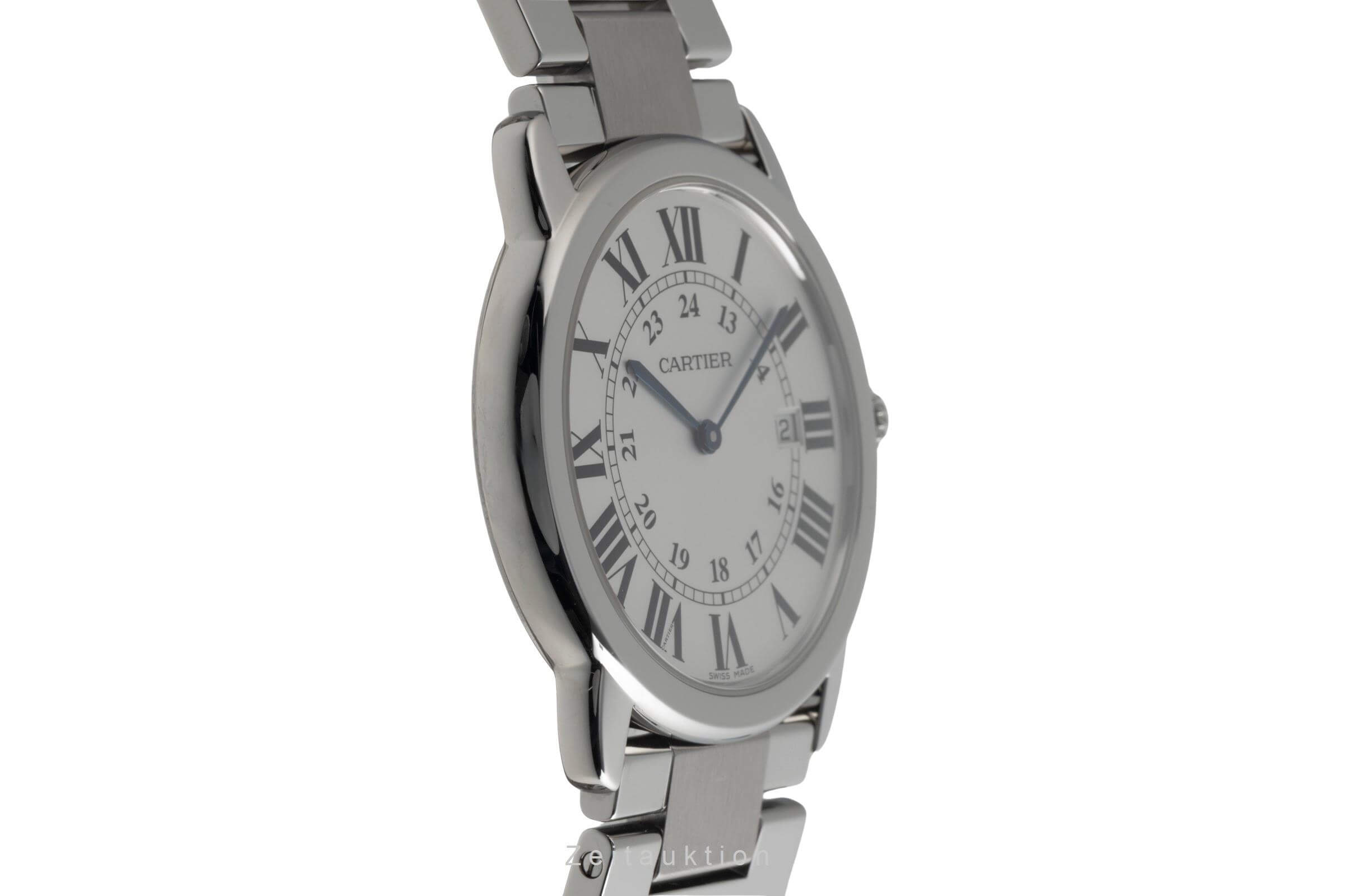 Cartier Ronde Solo acero cuarzo Kal. 115A Ref. W6701005  | Zeitauktion
