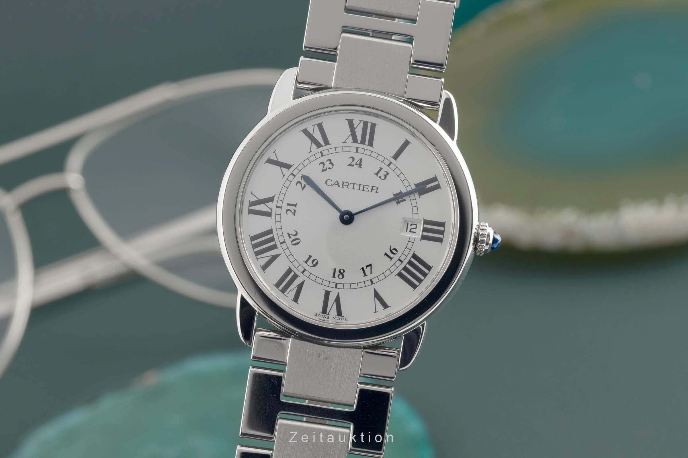 Cartier Ronde Solo acero cuarzo Kal. 115A Ref. W6701005  | Zeitauktion