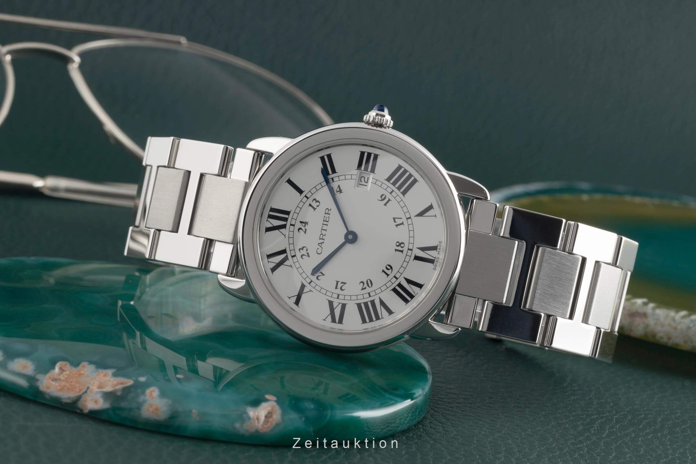 Cartier Ronde Solo acero cuarzo Kal. 115A Ref. W6701005  | Zeitauktion