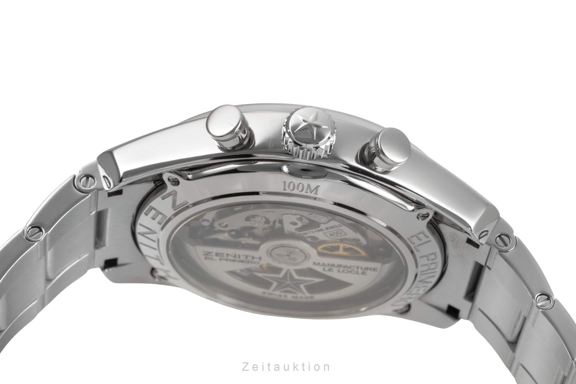 Zenith El Primero cronógrafo acero automático Kal. 400 Ref. 03.2040.400  | Zeitauktion