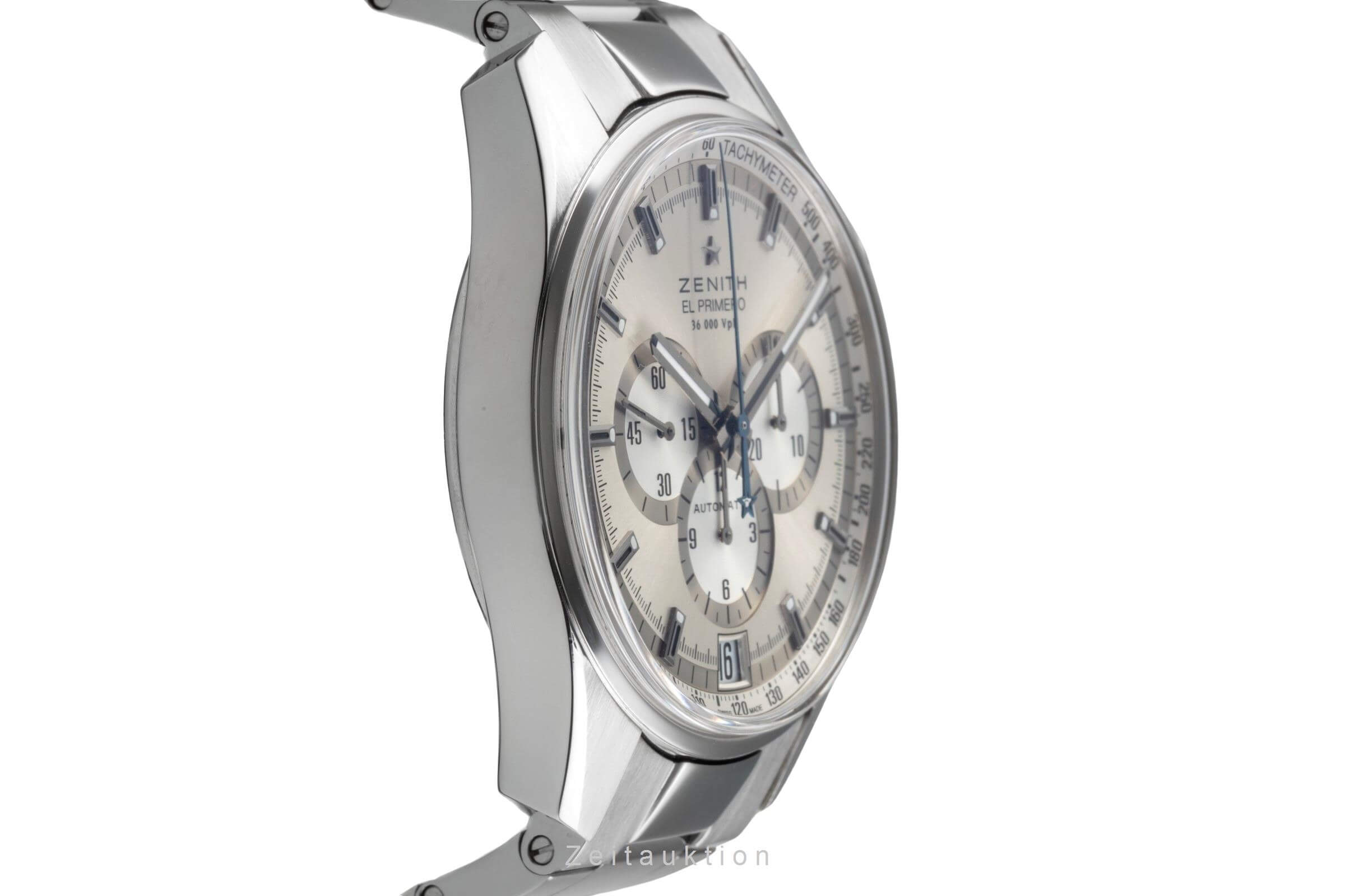 Zenith El Primero cronógrafo acero automático Kal. 400 Ref. 03.2040.400  | Zeitauktion