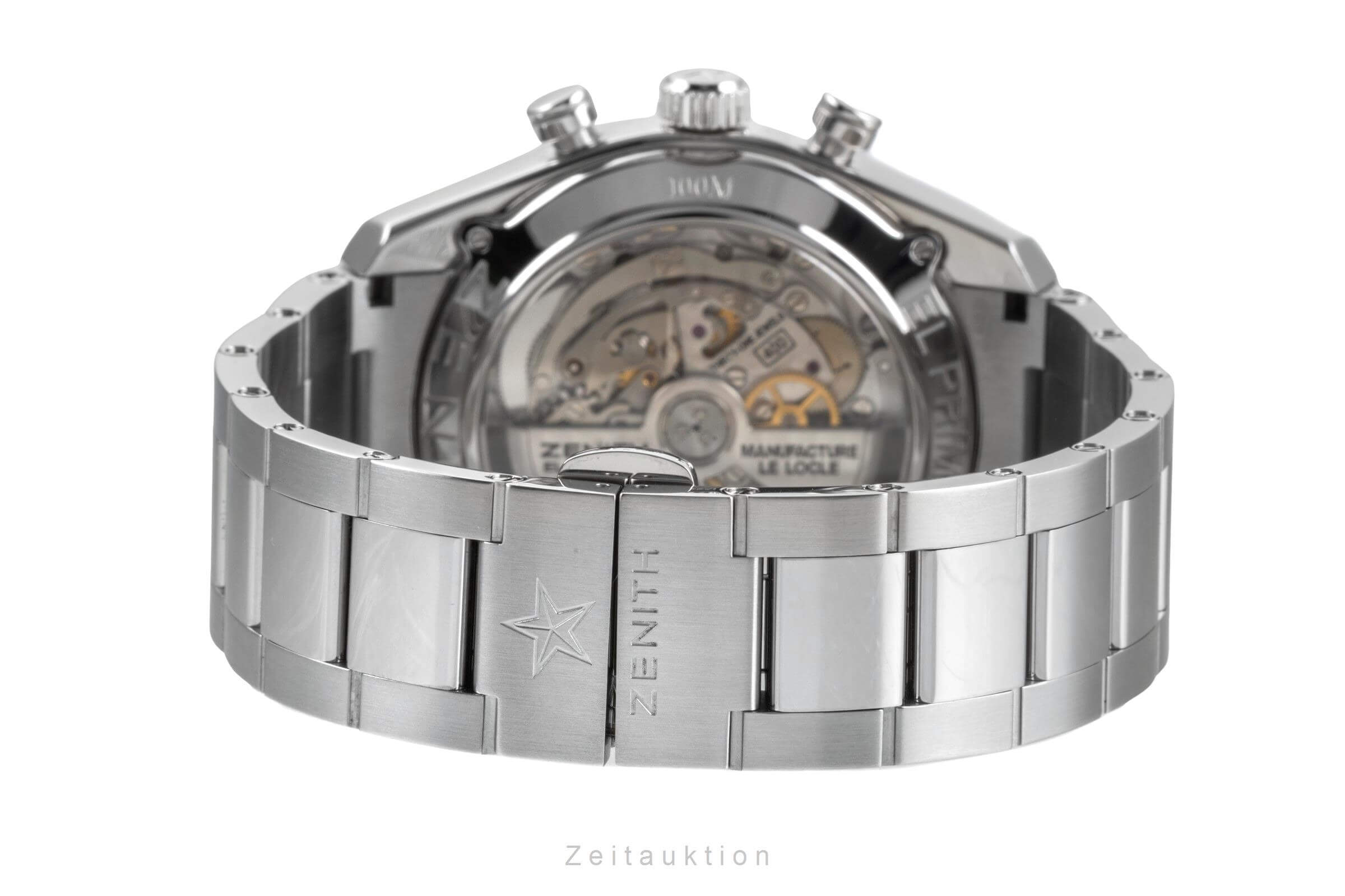 Zenith El Primero cronógrafo acero automático Kal. 400 Ref. 03.2040.400  | Zeitauktion