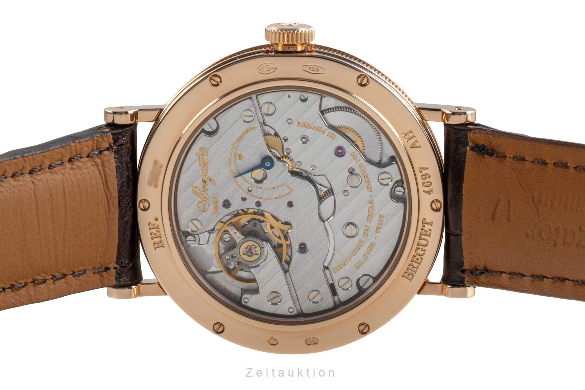 Breguet Classique 18 ct red gold manual winding Kal. 511DR Ref. 5907BA  | Zeitauktion