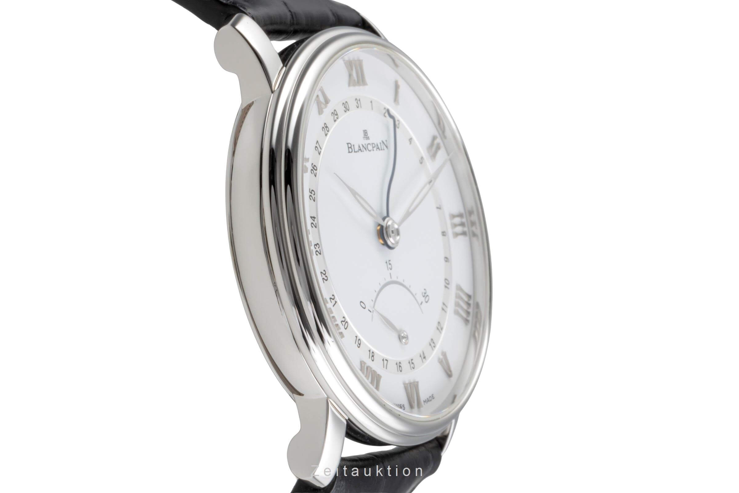 Blancpain Villeret steel automatic Kal. 76630 Ref. 6653Q-1127-55B  | Zeitauktion