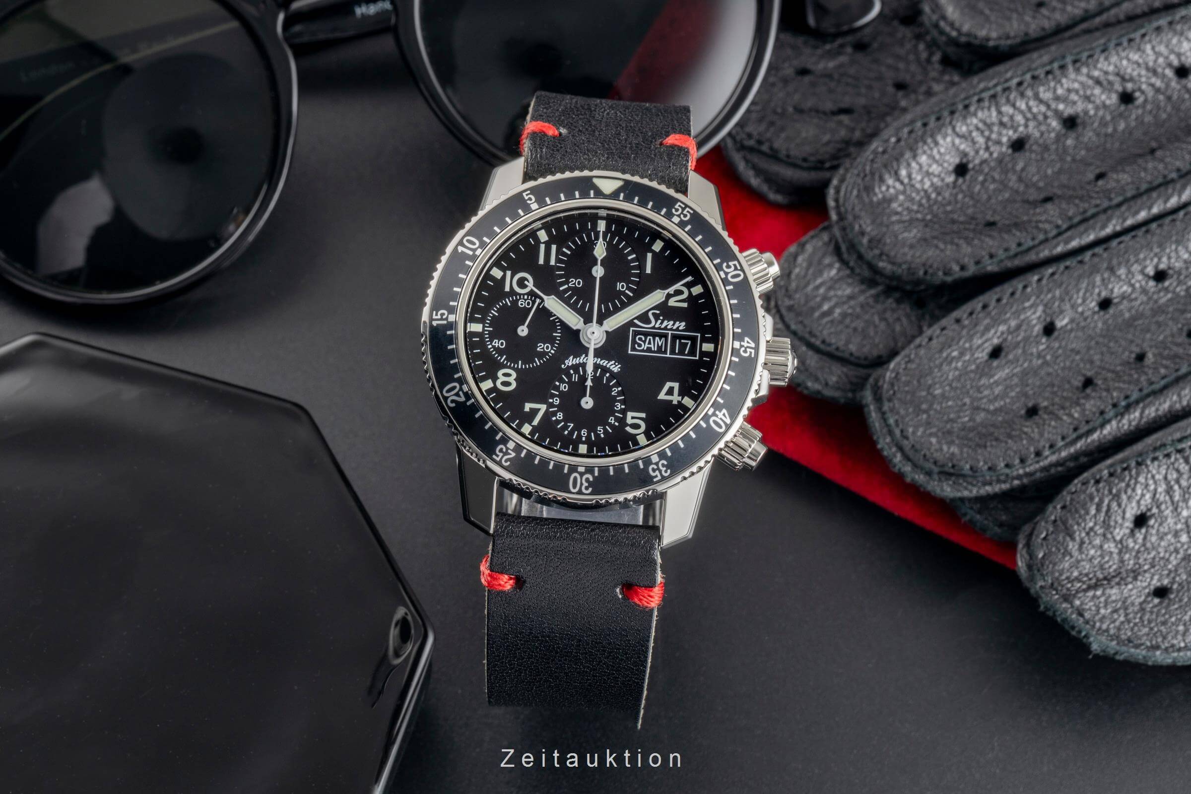 Sinn 103 chronographe acier automatique Ref. 103.061  | Zeitauktion