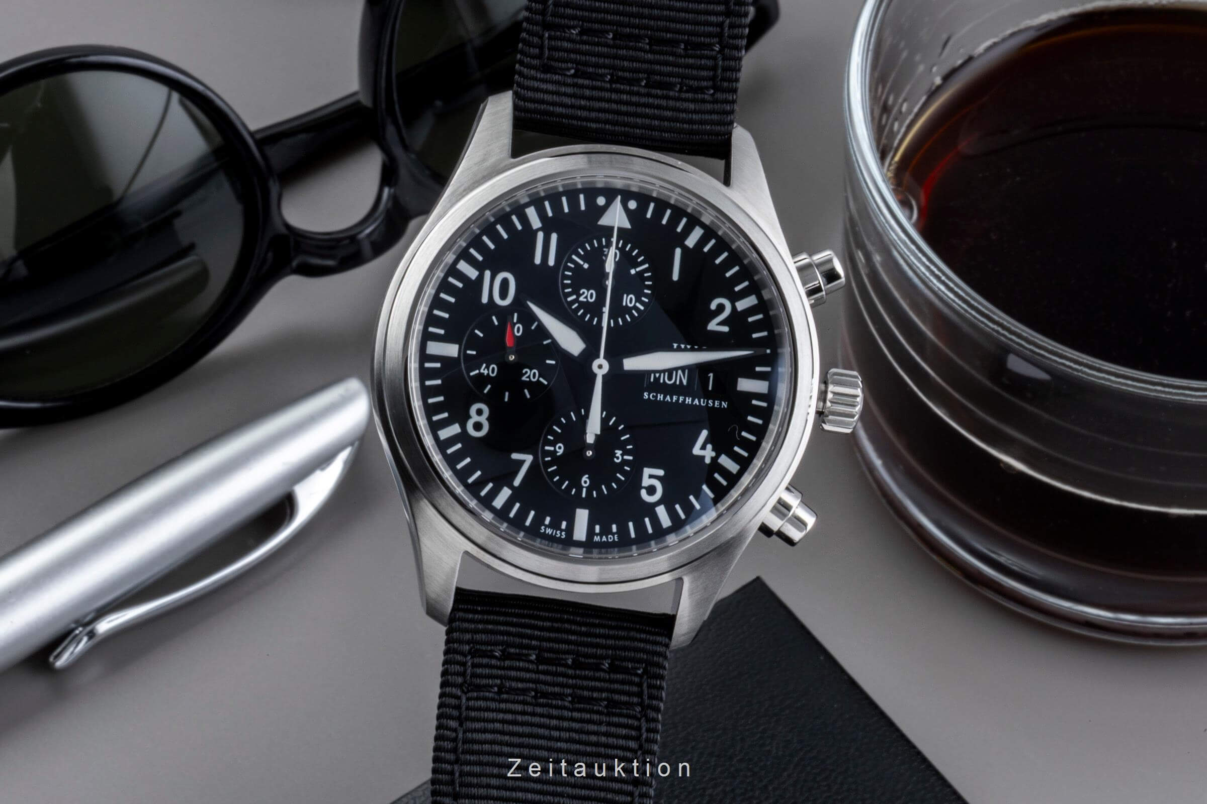 IWC Fliegerchronograph cronografo acciaio automatismo Kal. C.79320 Ref. IW371701  | Zeitauktion