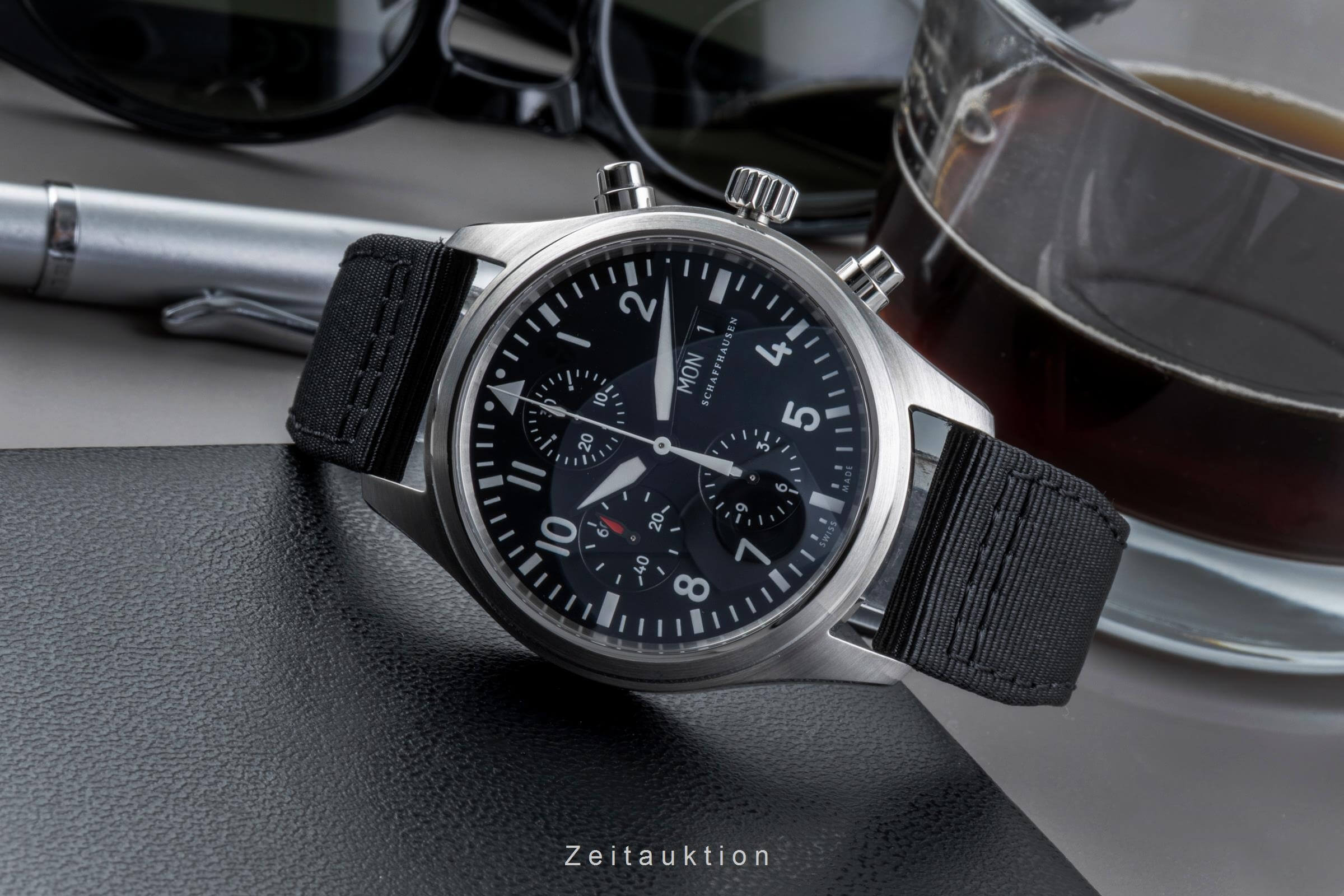 IWC Fliegerchronograph cronografo acciaio automatismo Kal. C.79320 Ref. IW371701  | Zeitauktion