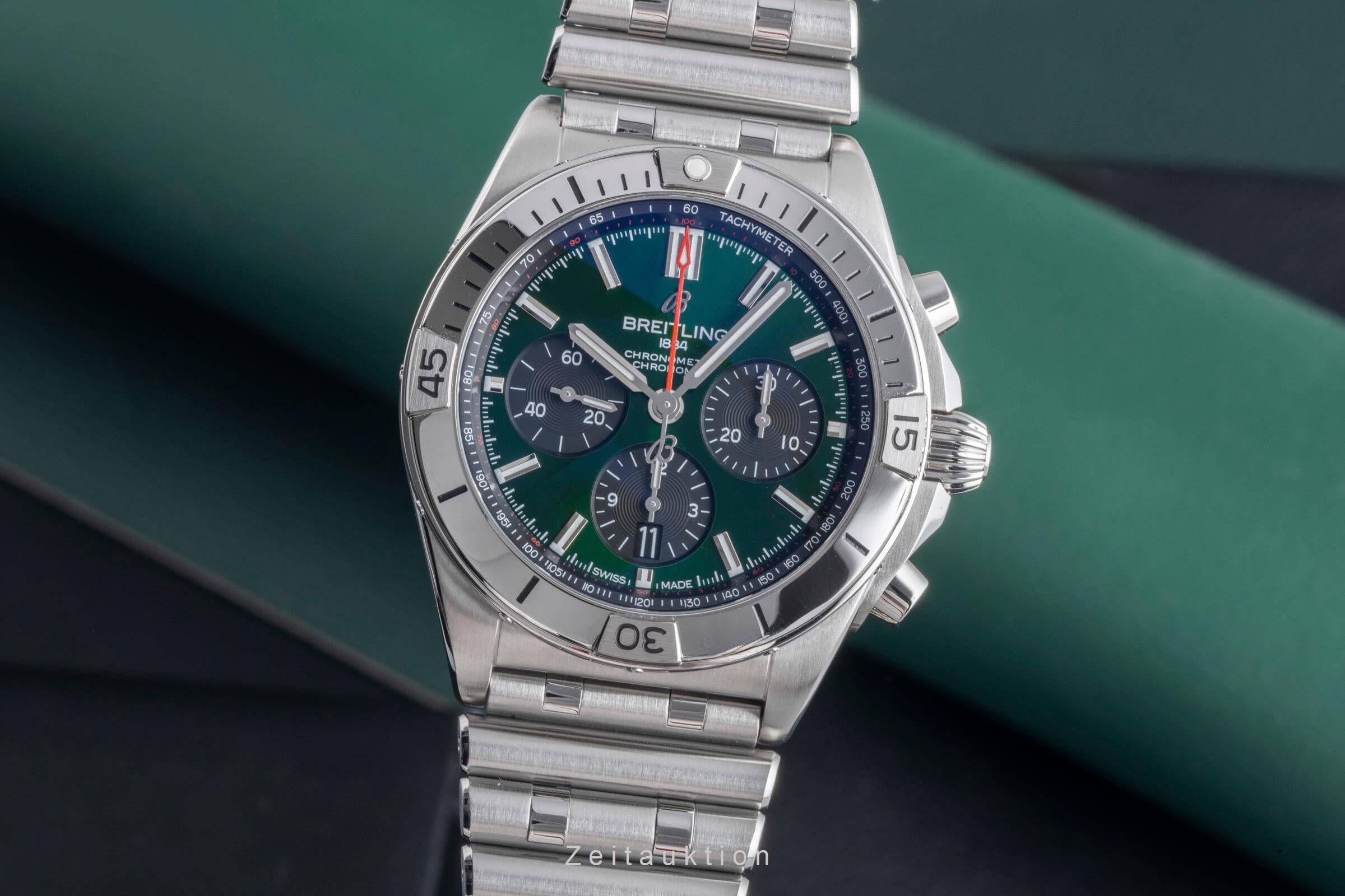 Breitling Chronomat chronograph steel automatic Kal. B01 Ref. AB01343A1L1A1  | Zeitauktion