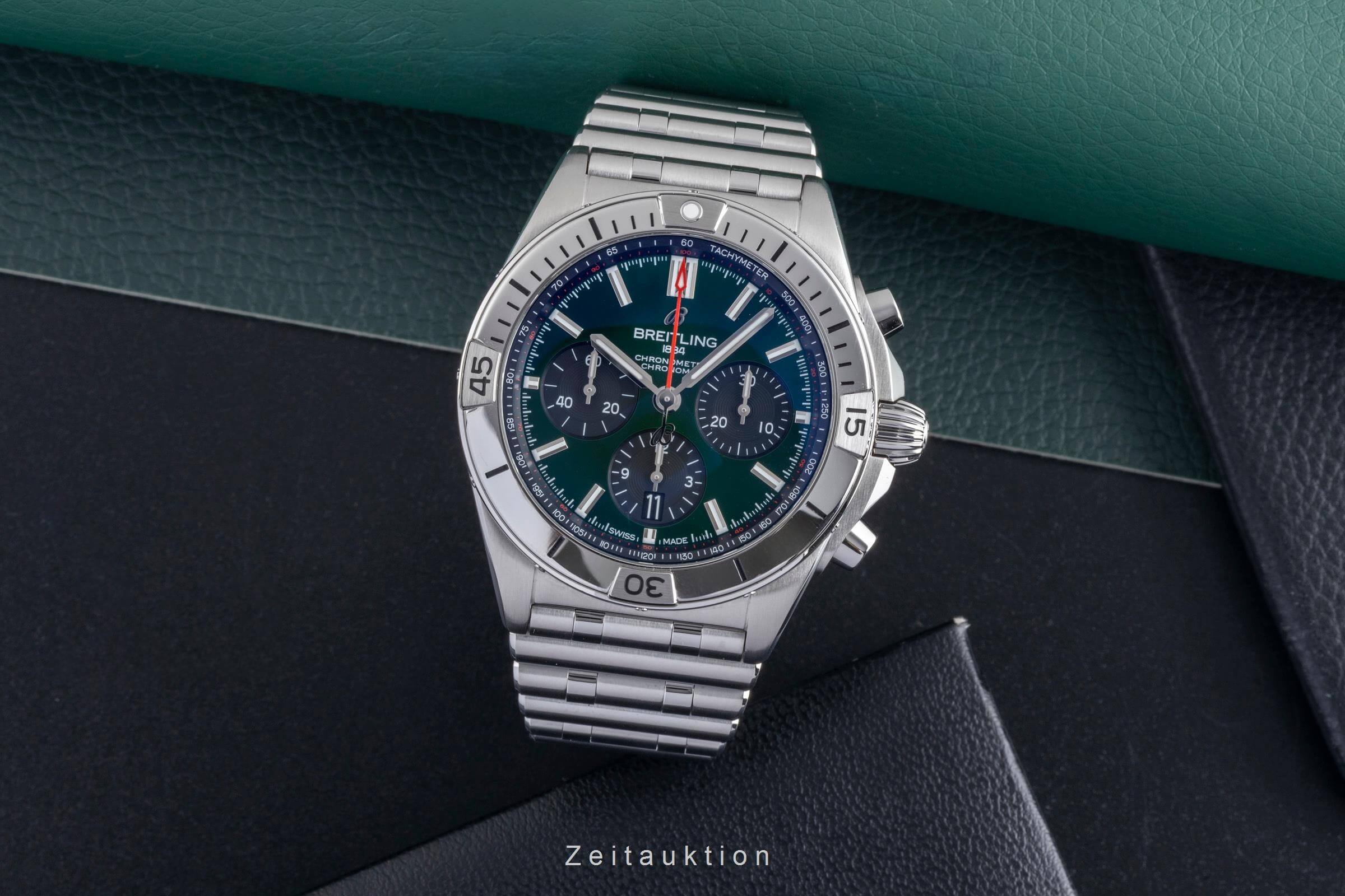 Breitling Chronomat chronograph steel automatic Kal. B01 Ref. AB01343A1L1A1  | Zeitauktion