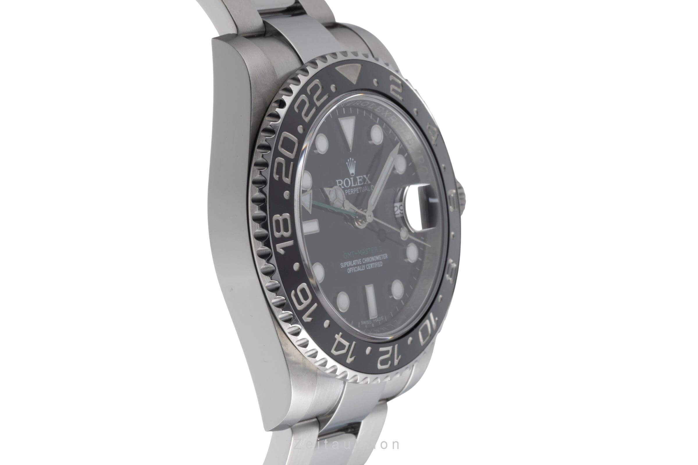 Rolex GMT-Master II Stahl Automatik Kal. 3186 Ref. 116710LN  | Zeitauktion