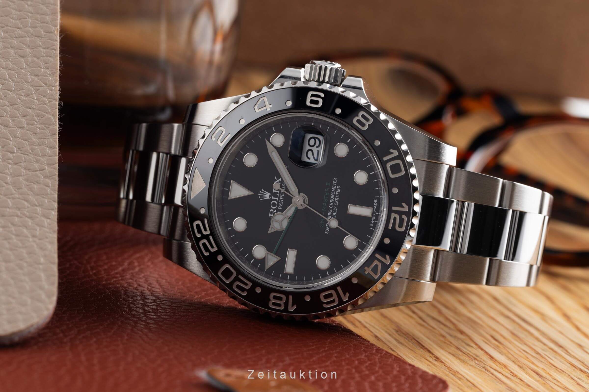 Rolex GMT-Master II Stahl Automatik Kal. 3186 Ref. 116710LN  | Zeitauktion