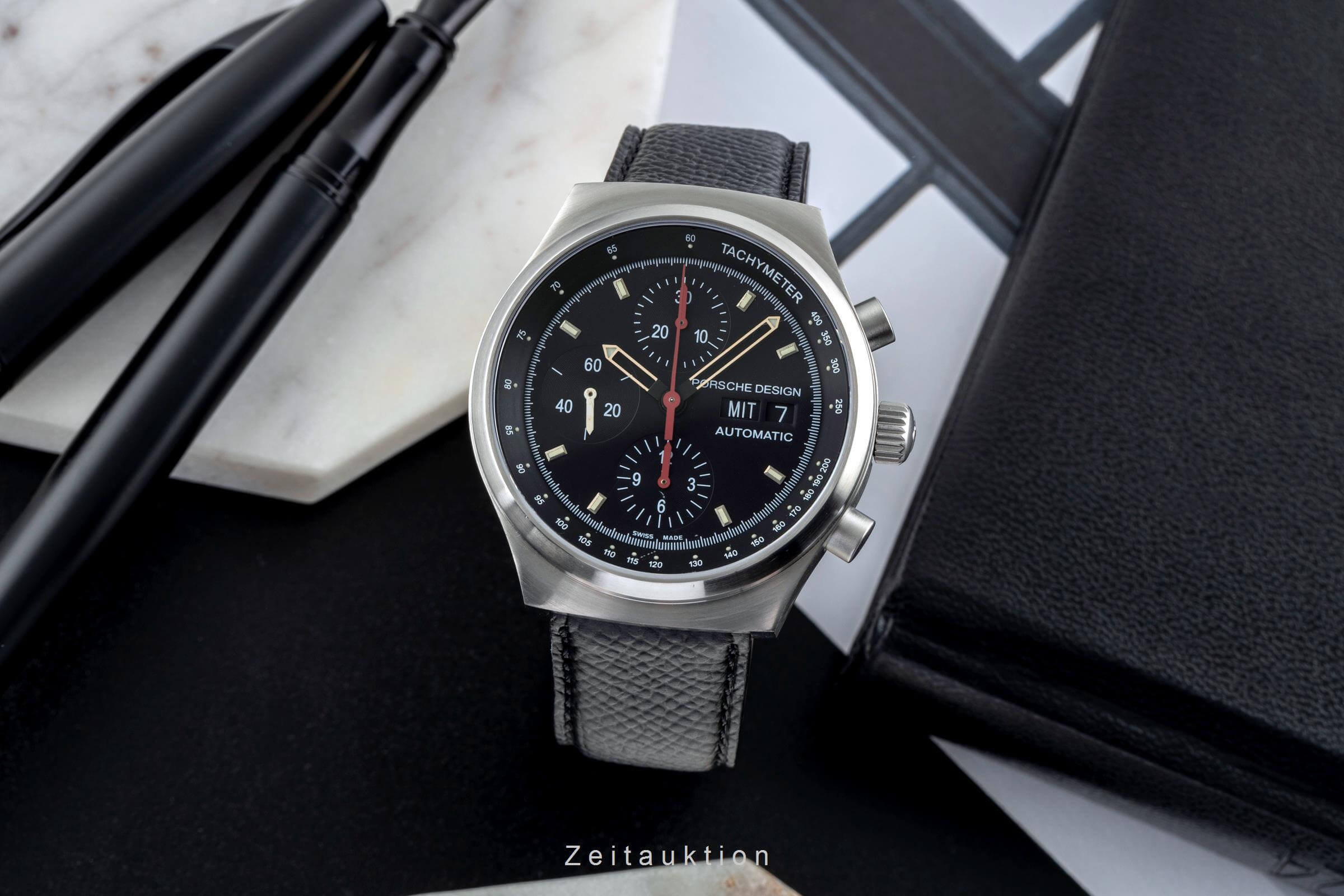 Porsche Design by Eterna chronographe acier automatique Ref. 6625.41.42  | Zeitauktion
