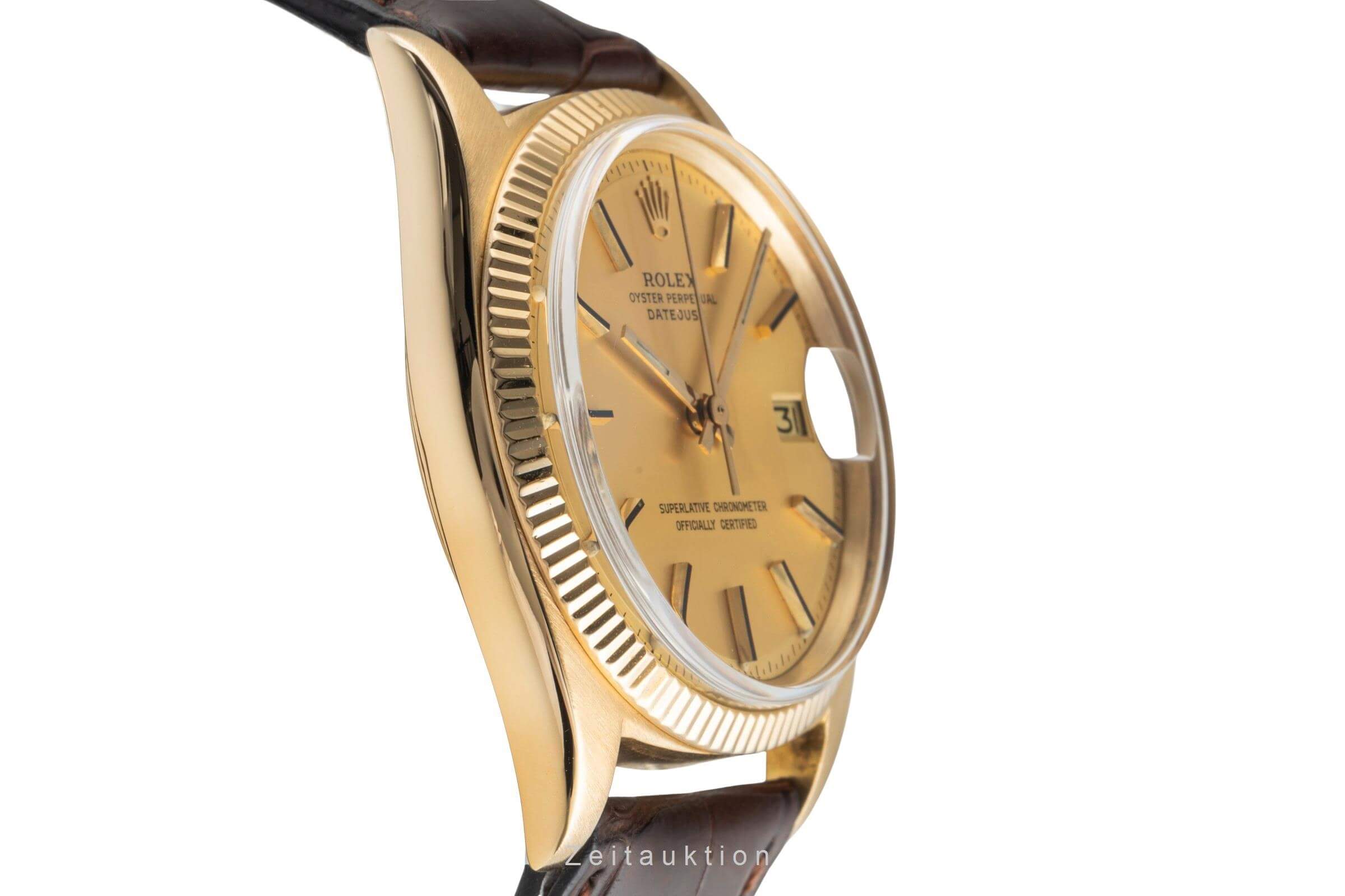 Rolex Datejust oro 18 ct automatismo Kal. 1560 Ref. 1601 VINTAGE  | Zeitauktion