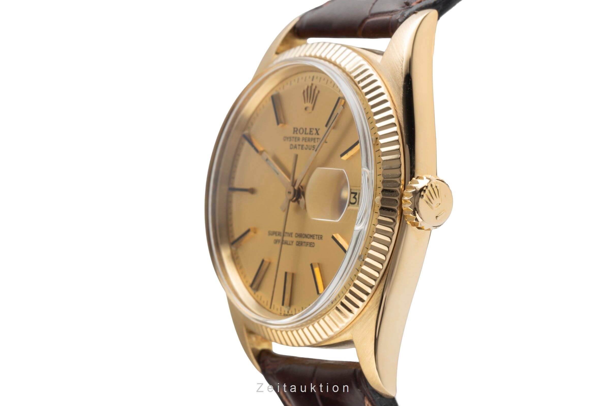 Rolex Datejust oro 18 ct automatismo Kal. 1560 Ref. 1601 VINTAGE  | Zeitauktion