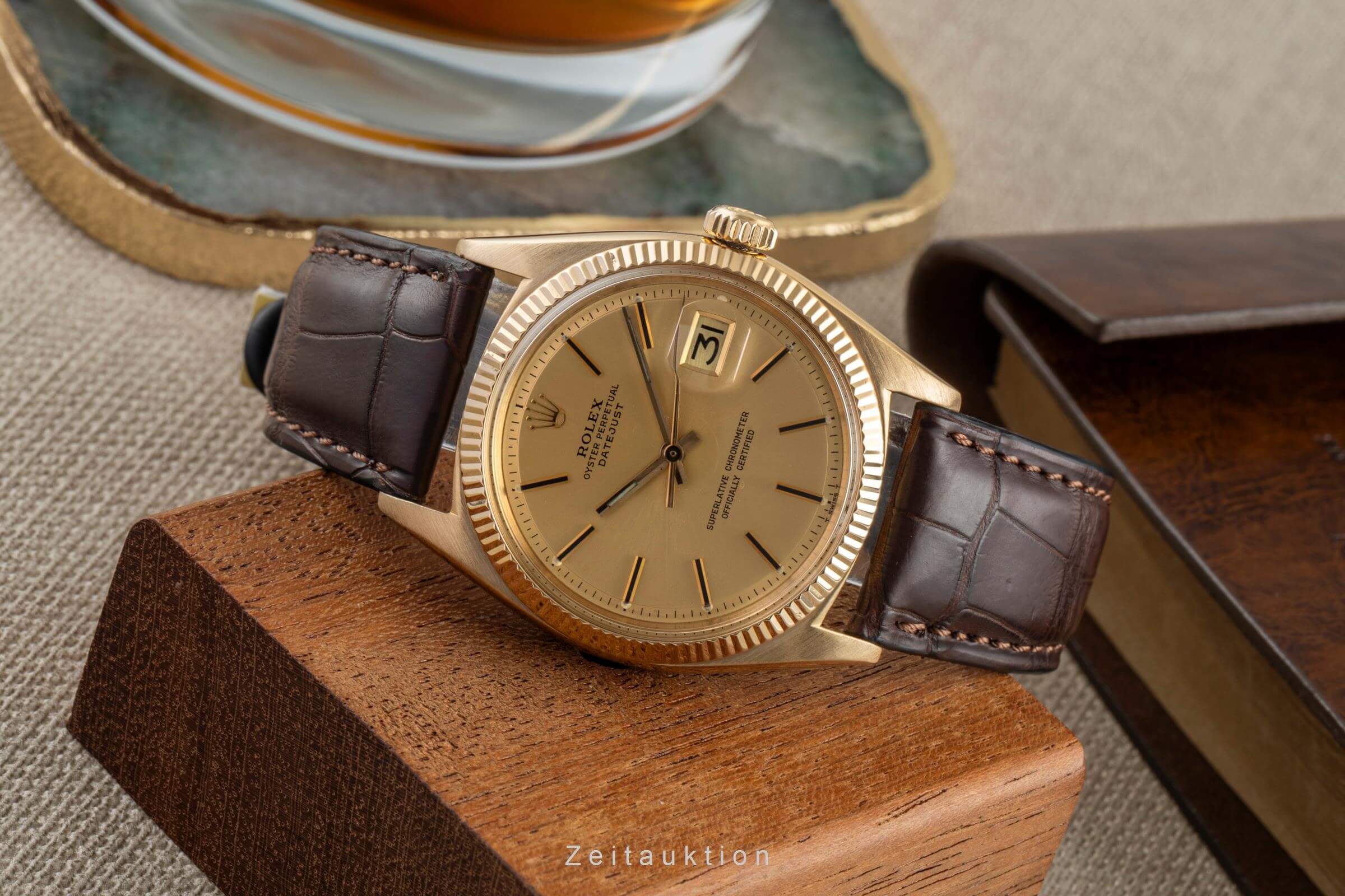 Rolex Datejust oro 18 ct automatismo Kal. 1560 Ref. 1601 VINTAGE  | Zeitauktion