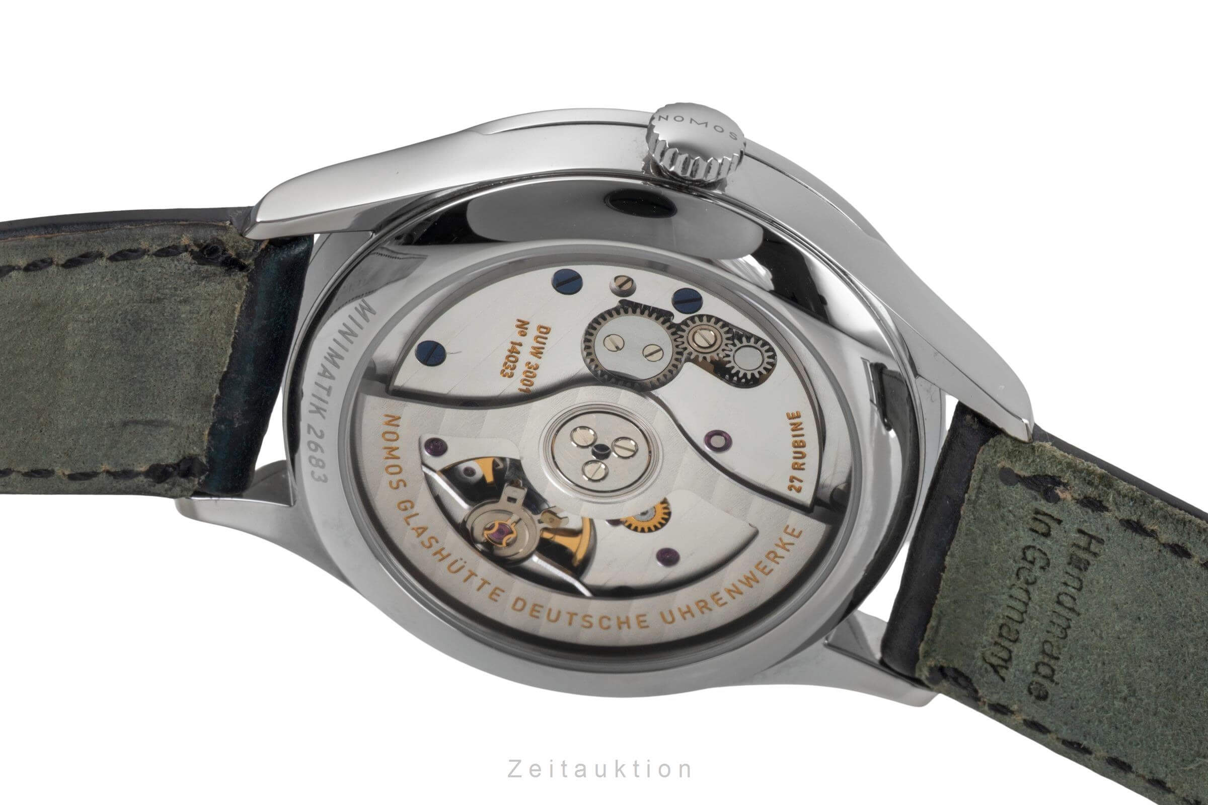 Nomos Minimatik Stahl Automatik Kal. DUW 3001 Ref. 1205  | Zeitauktion