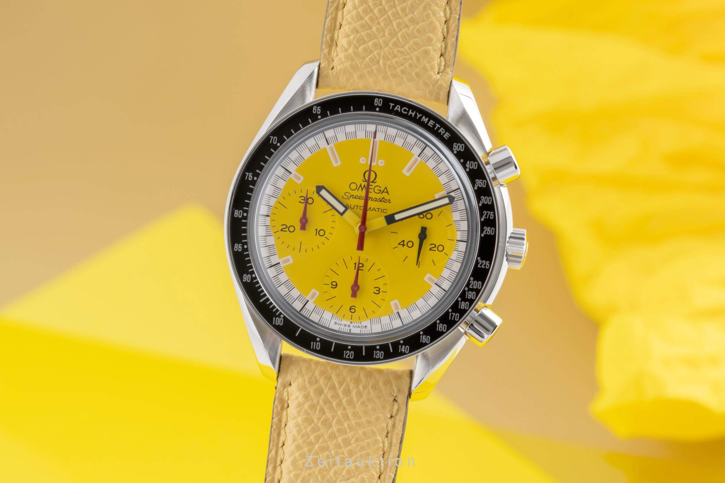 Omega Speedmaster chronograph steel automatic Kal. 1141 Ref. 3810.12.40  | Zeitauktion
