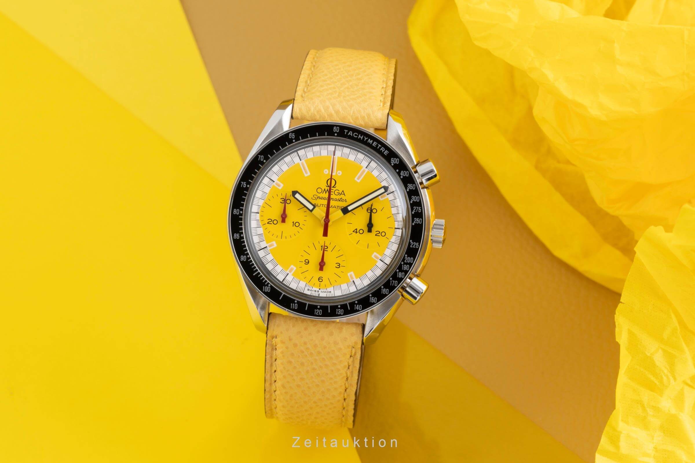 Omega Speedmaster chronograph steel automatic Kal. 1141 Ref. 3810.12.40  | Zeitauktion