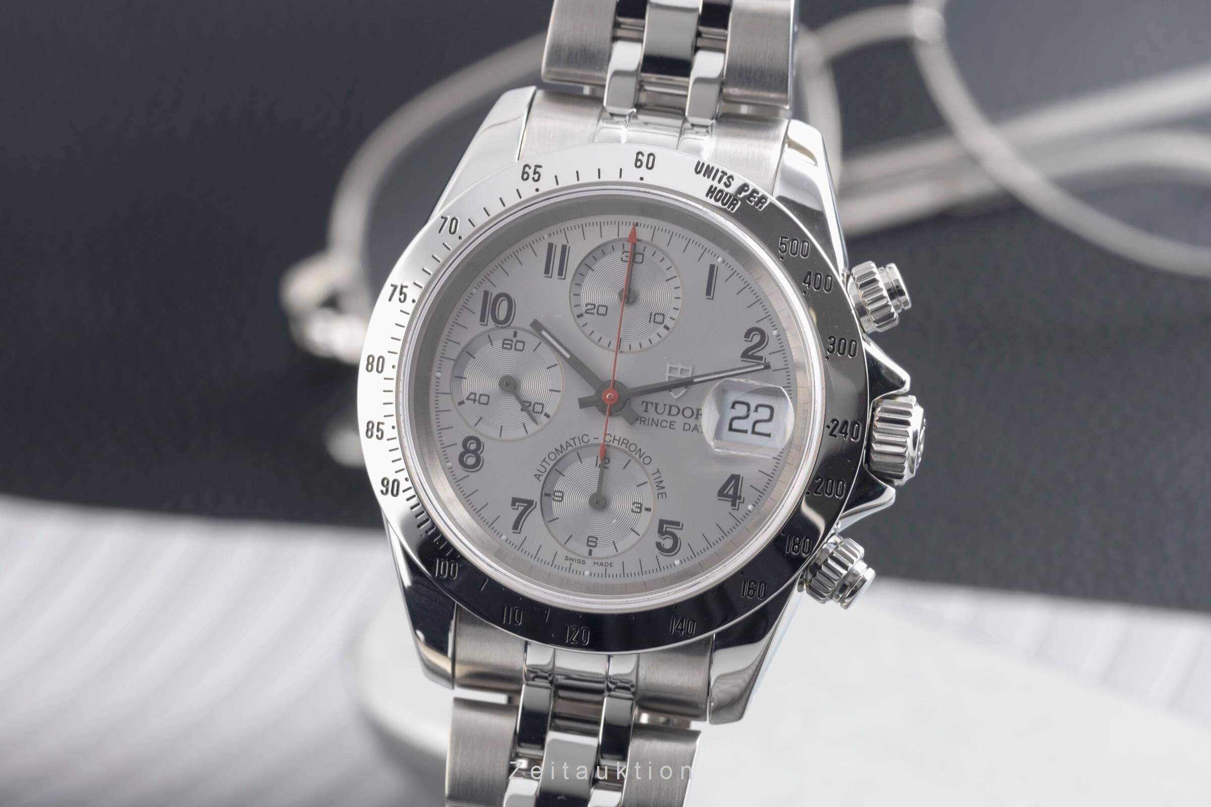 Tudor Prince Date Chronograph Stahl Automatik Ref. 79280P  | Zeitauktion