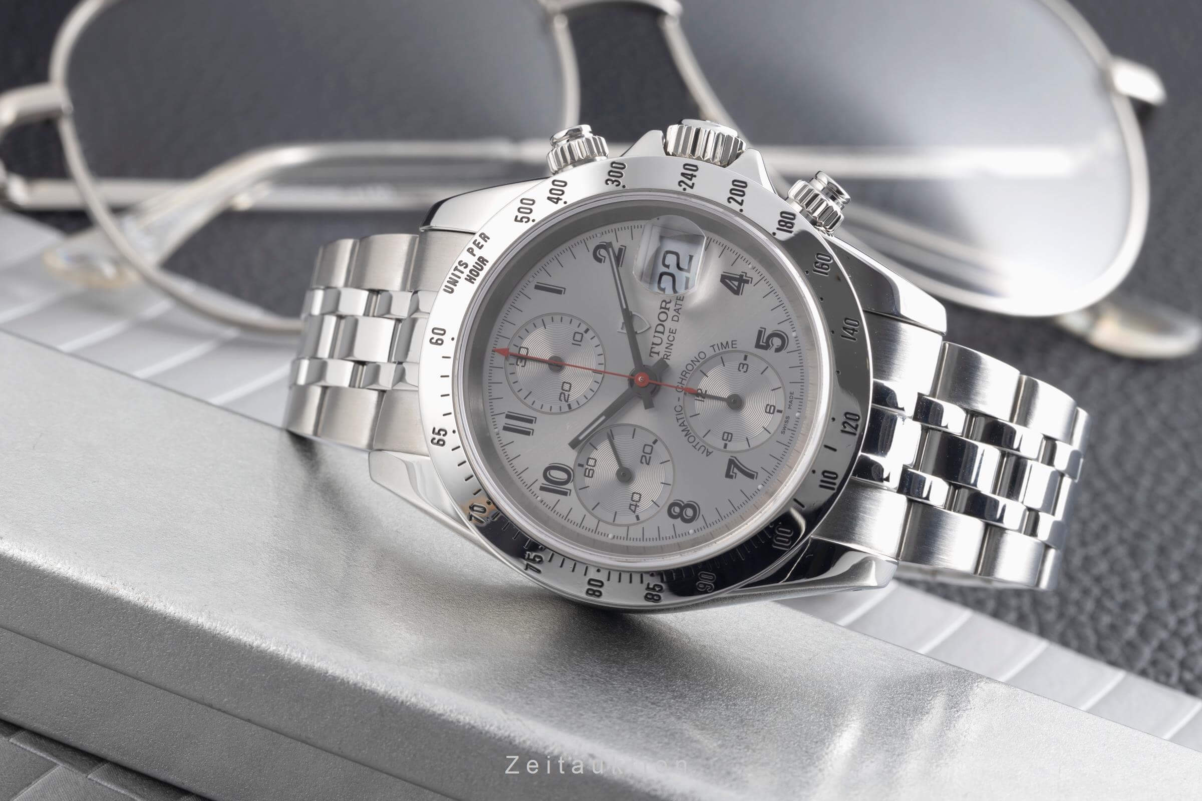 Tudor Prince Date Chronograph Stahl Automatik Ref. 79280P  | Zeitauktion