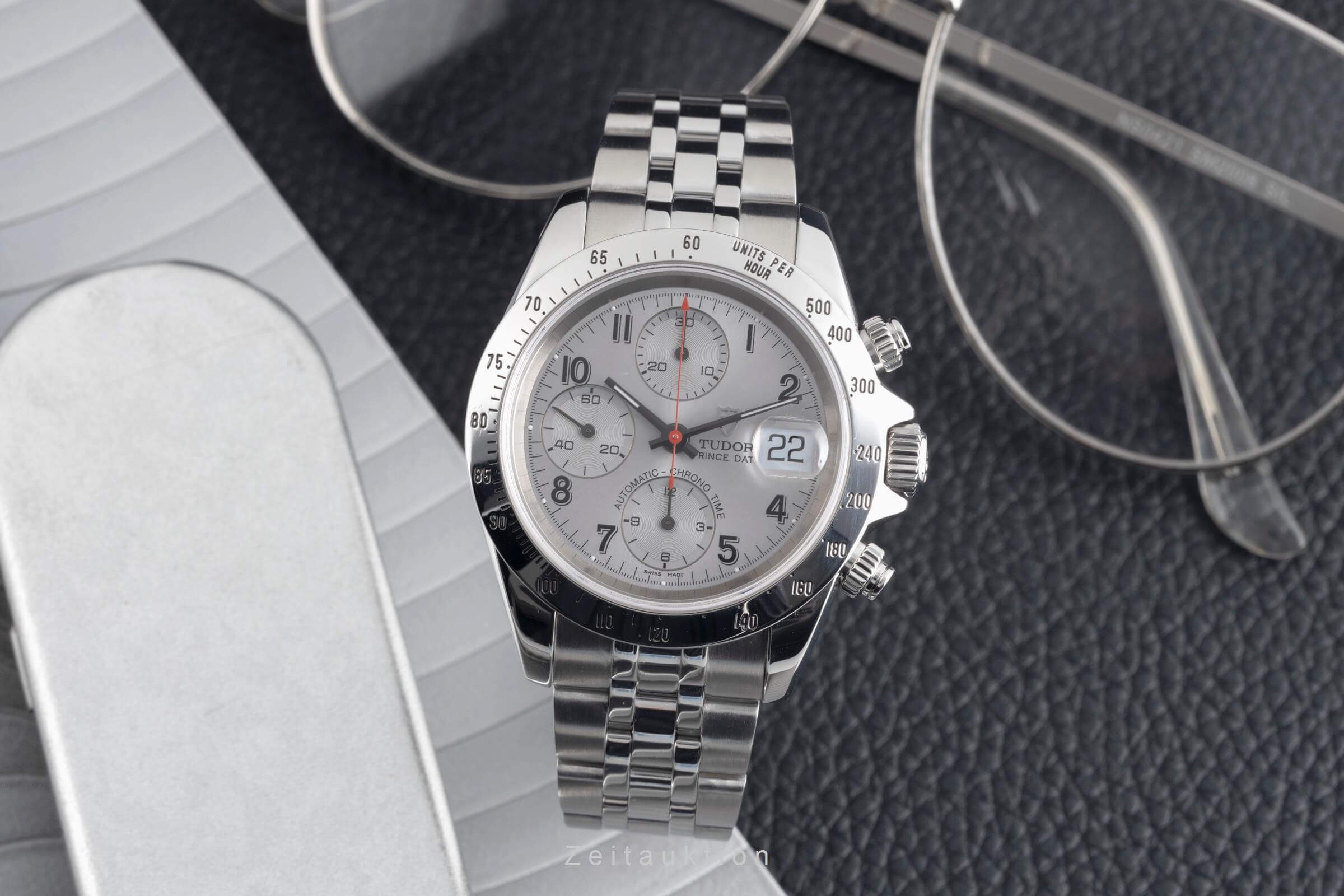 Tudor Prince Date Chronograph Stahl Automatik Ref. 79280P  | Zeitauktion