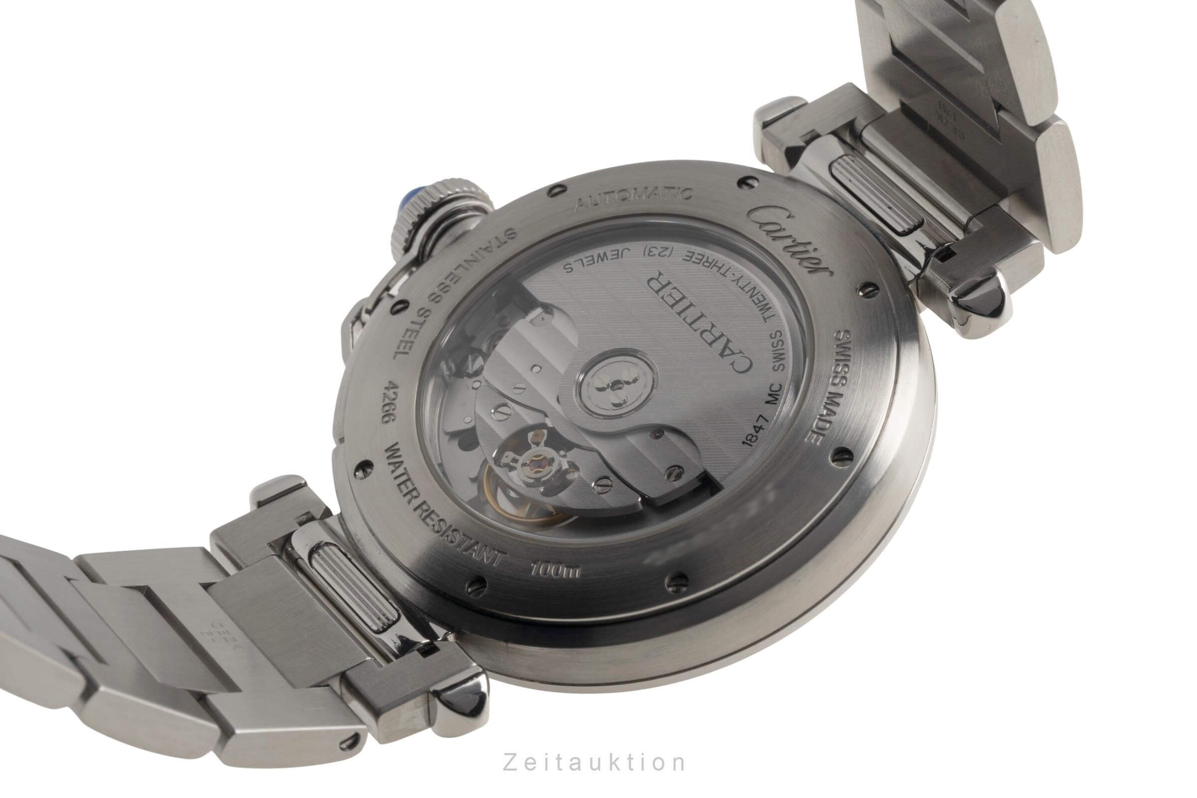 Cartier Pasha Stahl Automatik Kal. 1847 MC Ref. WSPA0009  | Zeitauktion